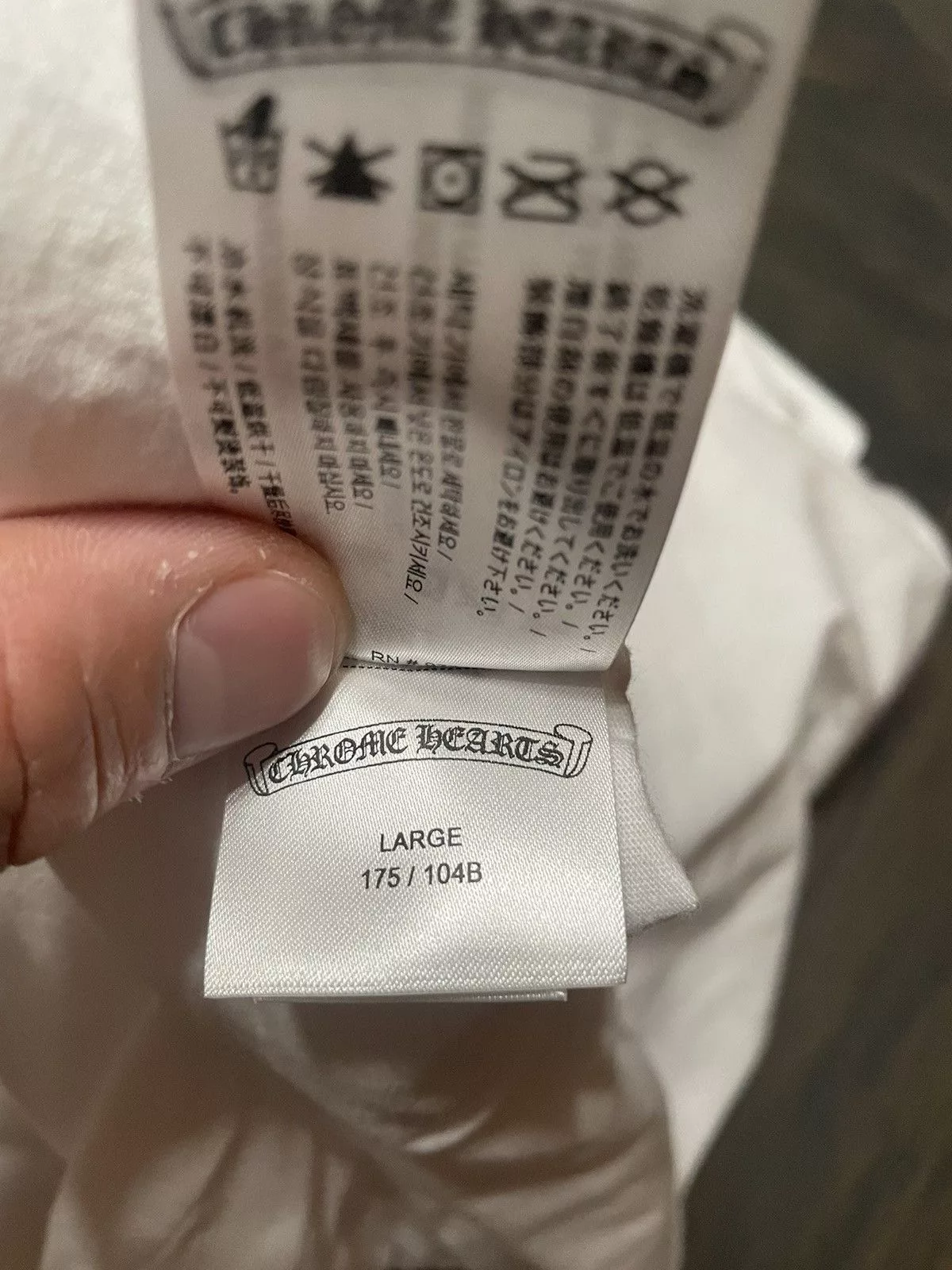 Chrome Hearts Short Sleeve T Shirts Chrome hearts White