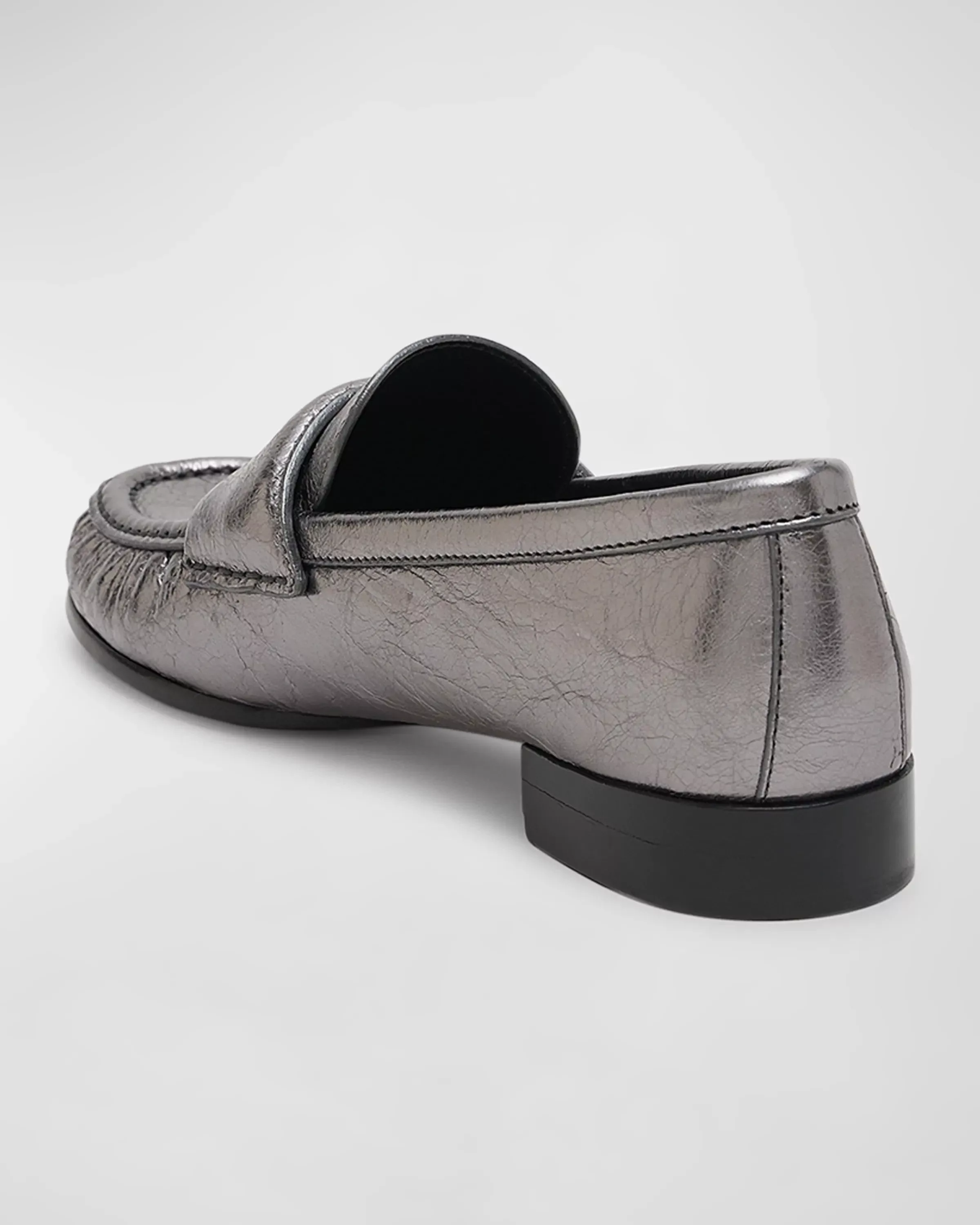 Givenchy Boots Givenchy os11x0624 4G Metallic Medallion Loafers in Silver Gray