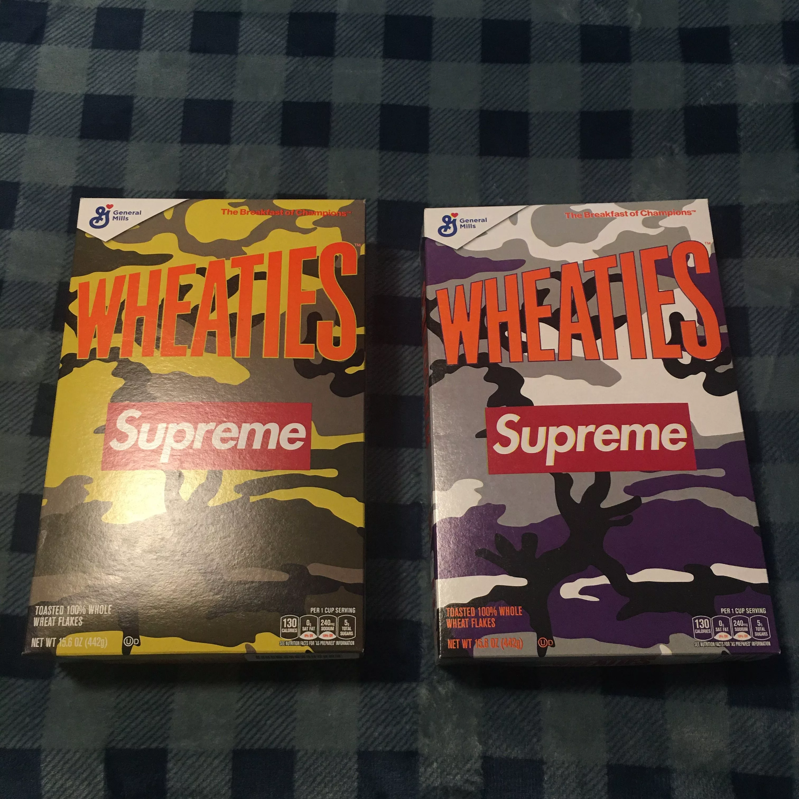 Supreme Supreme Supreme Wheaties Cereal Boxes (2) Multi