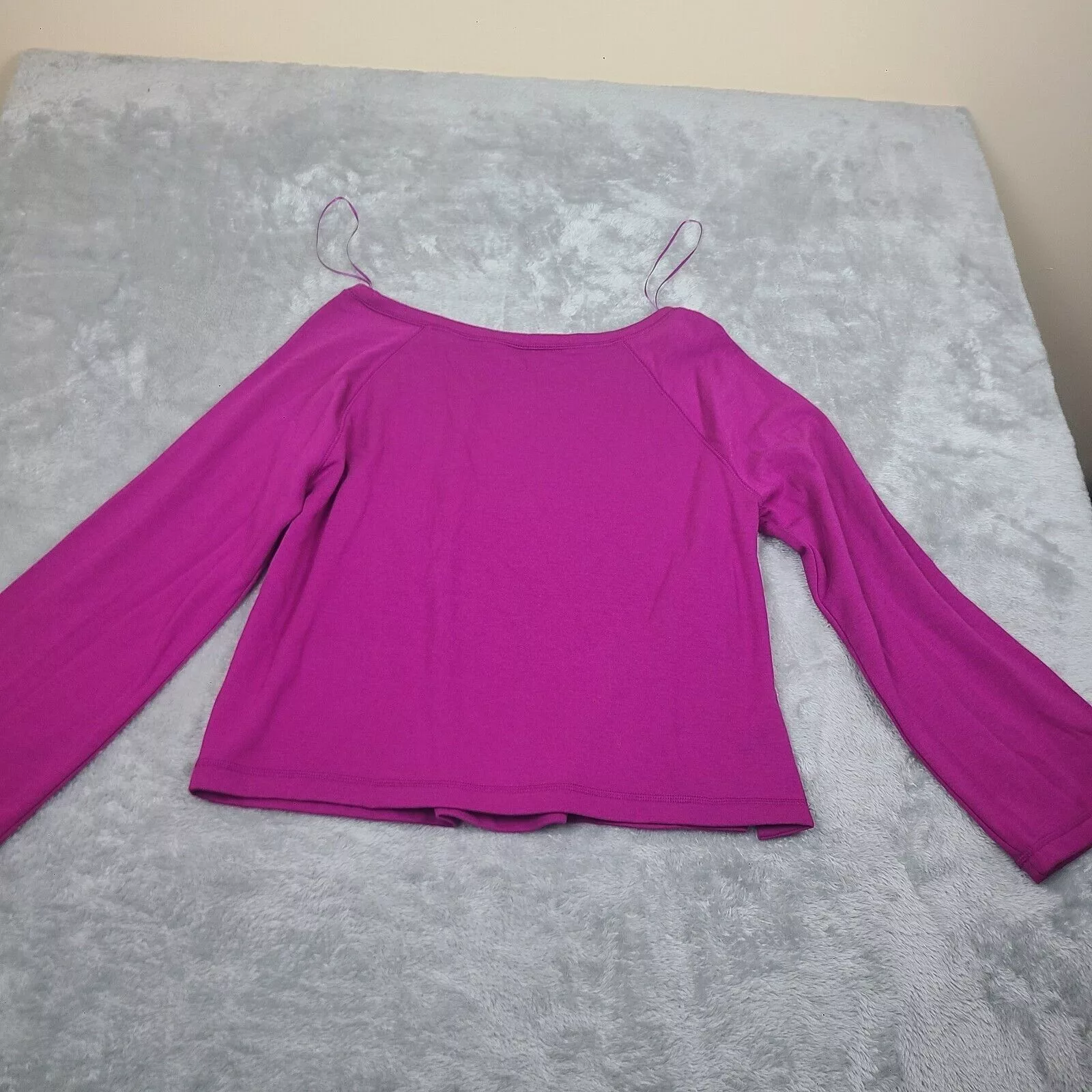Fabletics Sweatshirts Fabletics Isabel Wide Sleeve Pullover Sweatshirt Sz Medium W Purple