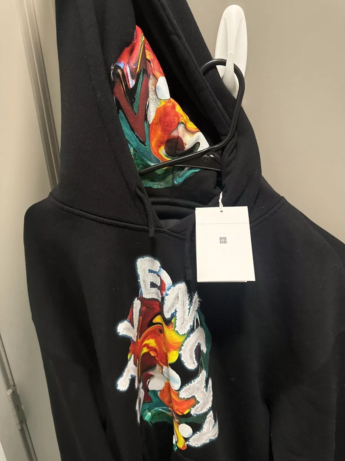 Givenchy Sweaters Knitwear Givenchy Abstract Hoodie Black