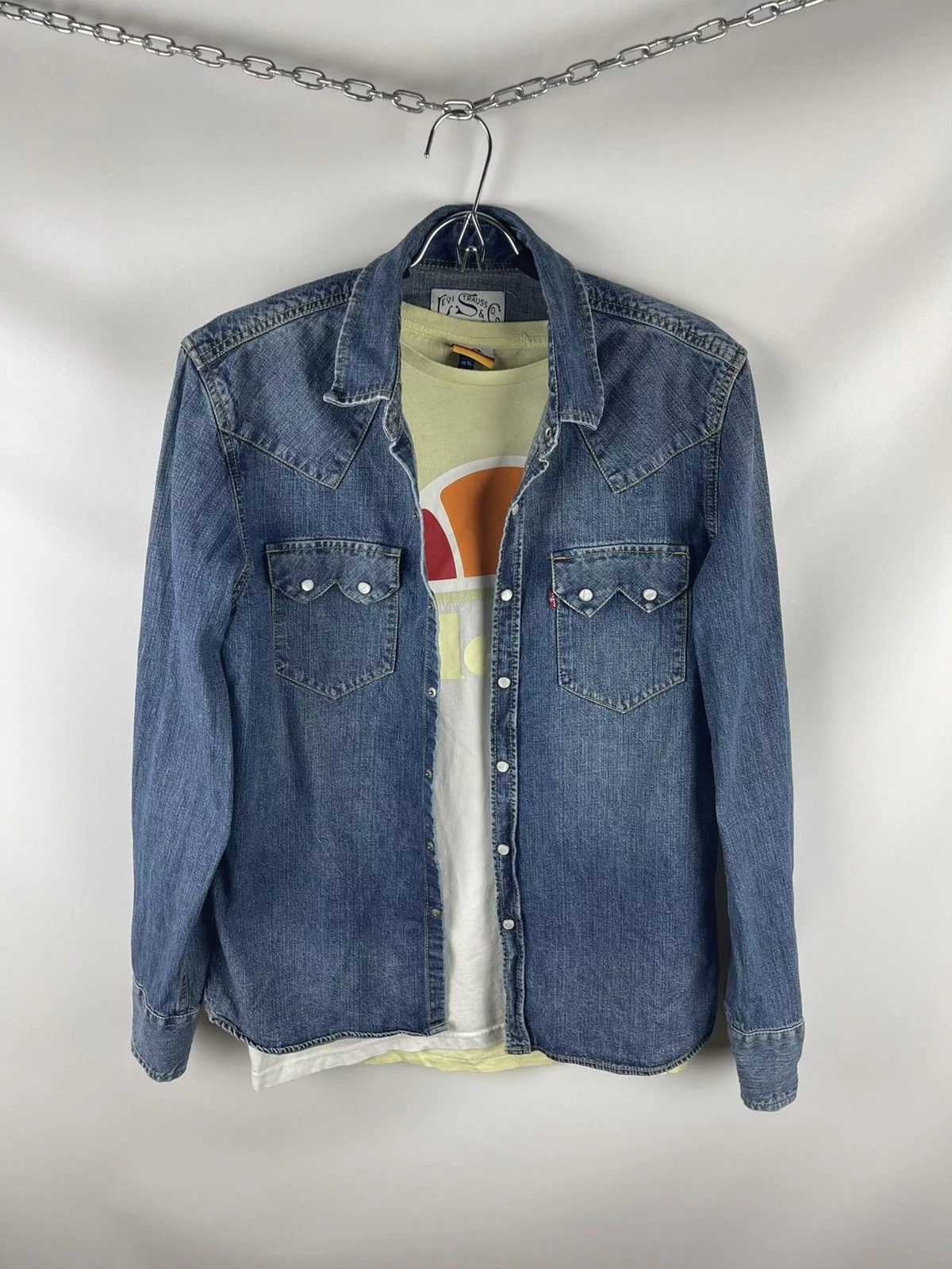 Levi's Shirts Button Ups Levi's Levi’s vintage blue faded button up shirt overshirt Streetwear