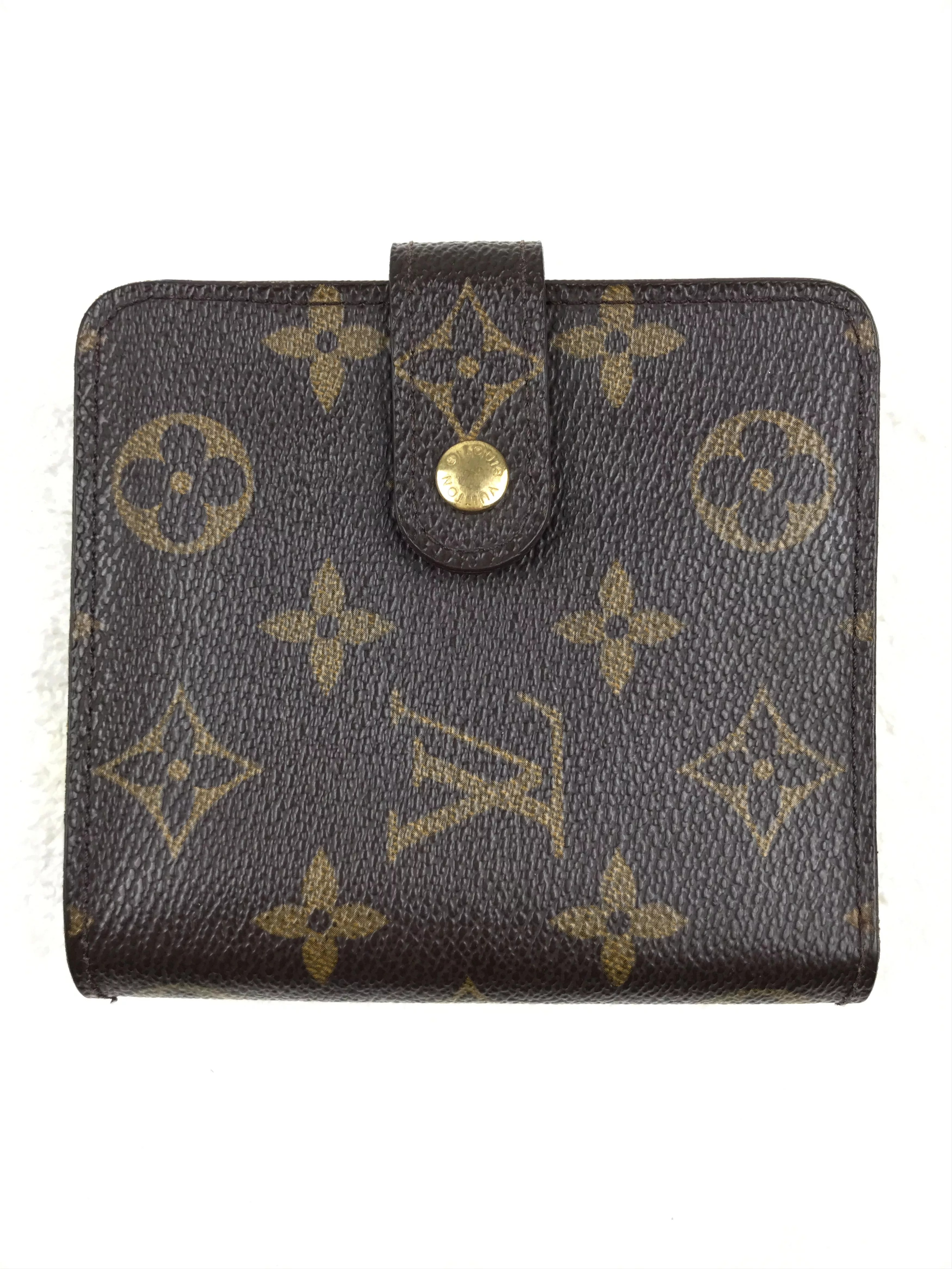 Louis Vuitton Wallets Louis Vuitton × Vintage Vintage Louis Vuitton Compact Zip Bifold Wallet Purse Brown Luxury