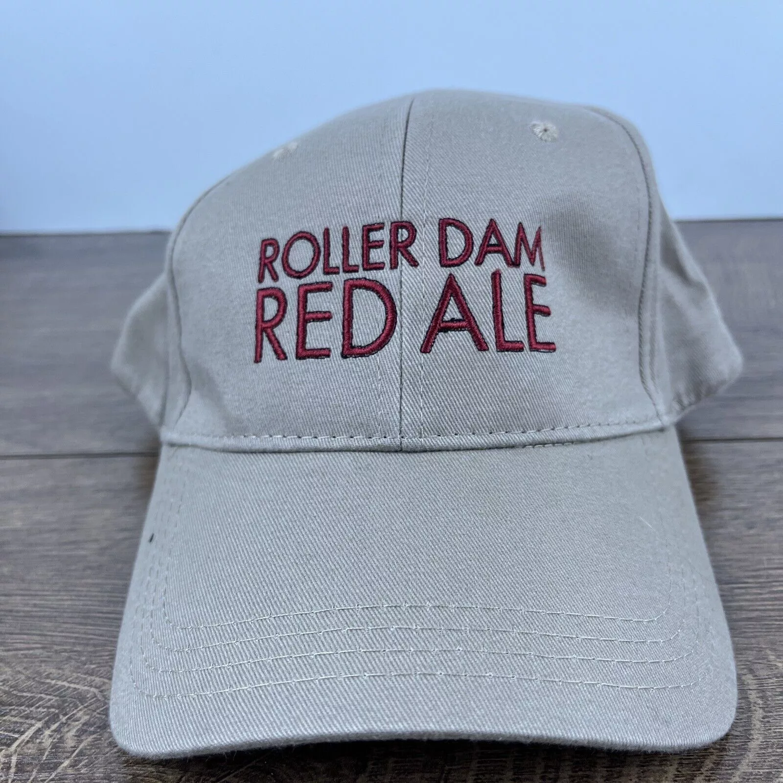Other Hats Other Roller Dam Red Ale Hat Tan Brown Hat Adjustable Adult Roller