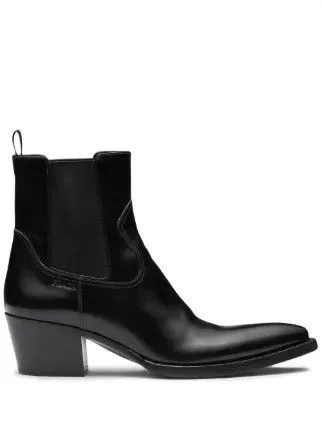Prada Boots Prada Cowboy Chelsea Boot. 11 Black
