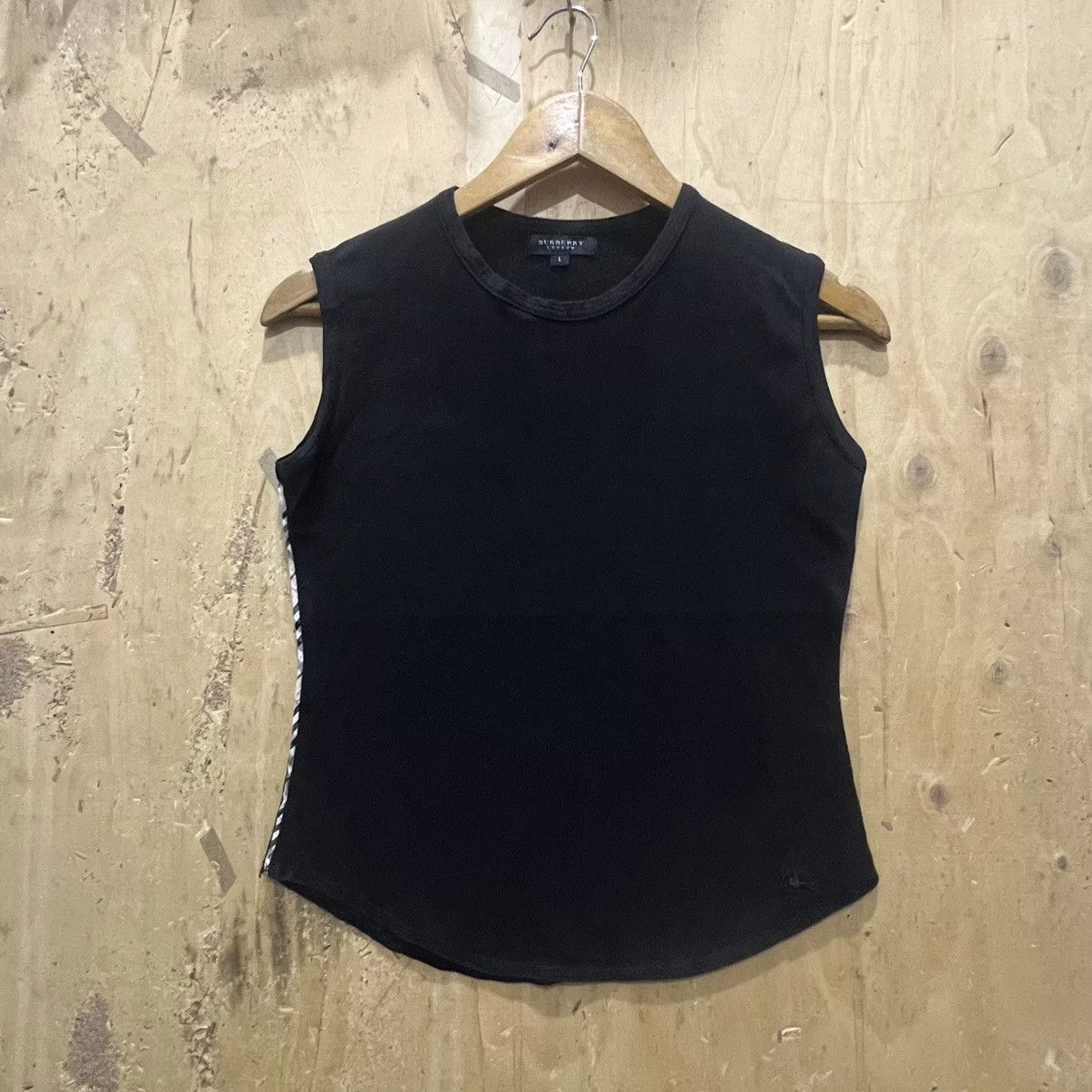 Burberry Short Sleeve T Shirts Burberry × Designer × Vintage Burberrys Black