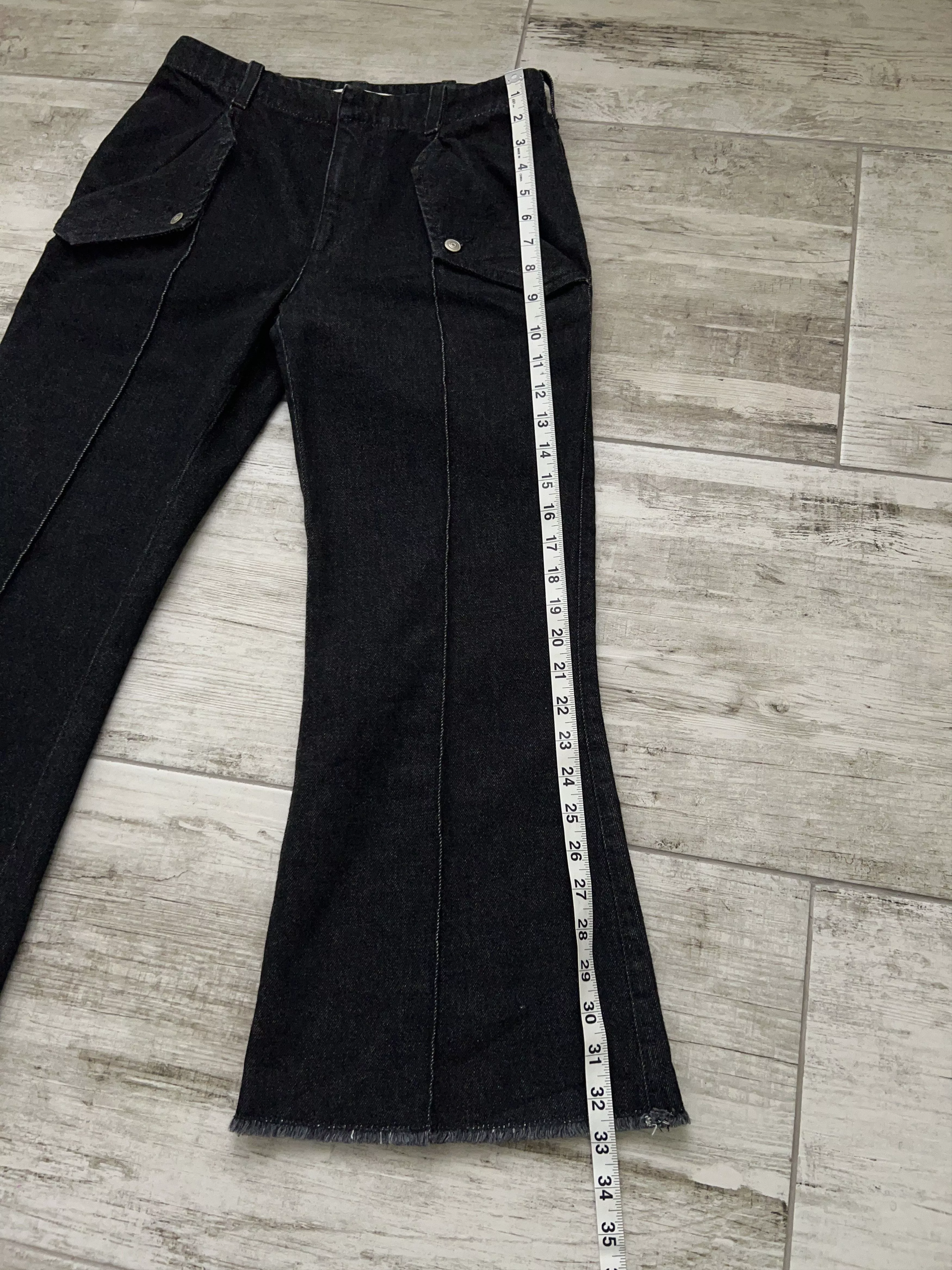 Acne Studios Jeans Acne Studios Womens Flared Jeans Denim Pants Size 36 US 8 UK 4 IT 42 XS-S Black Luxury