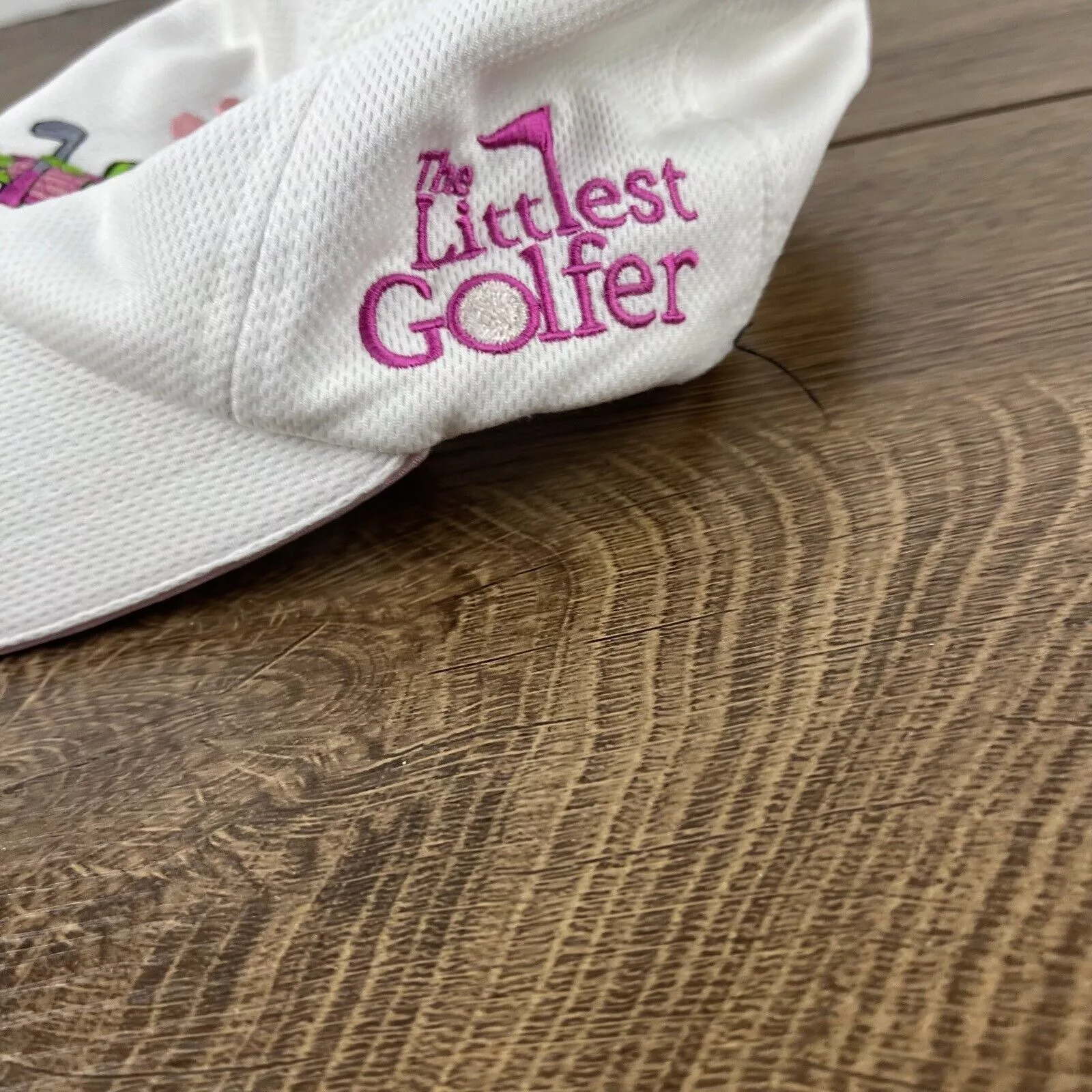 Other Hats Other Little Golfer Hat The Littliest Golfer White Adjustable Hat