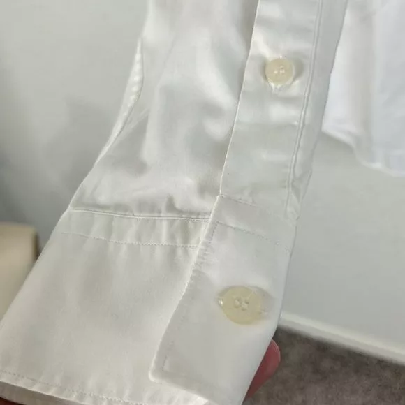 Versace Shirts Button Ups Versace Collection Button Down Embroidered Logo Men's Shirt White