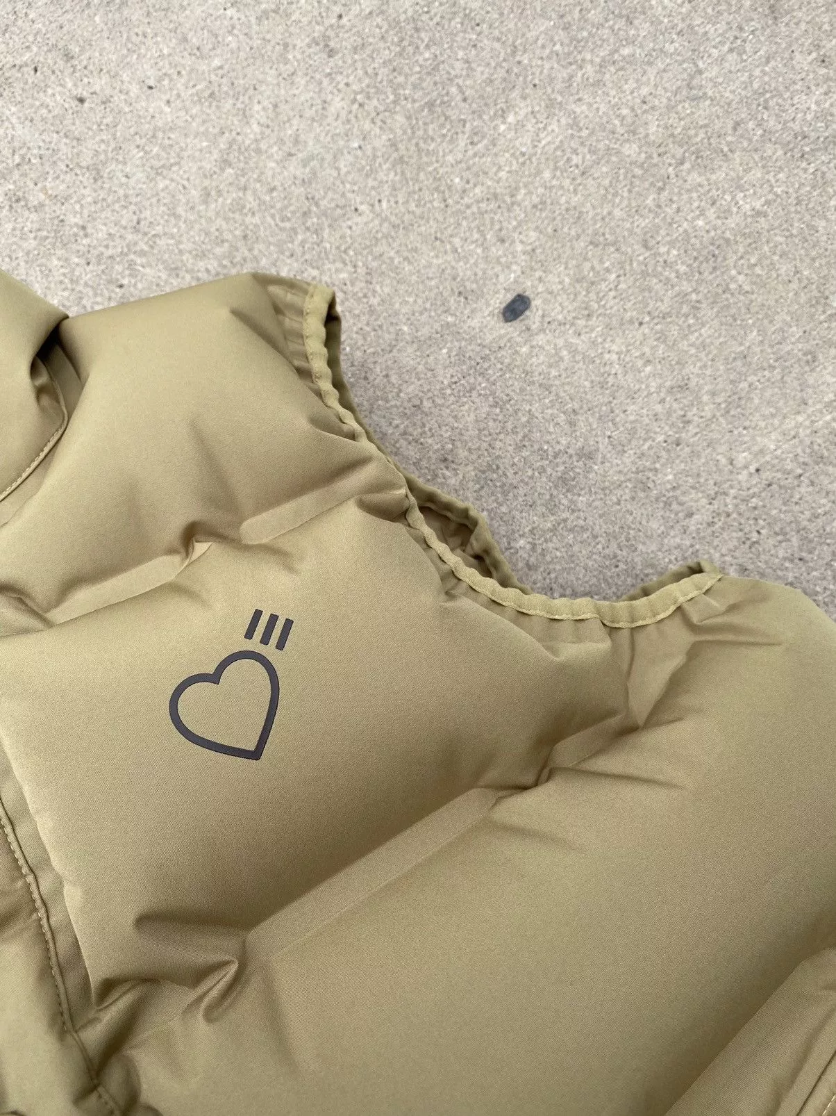 Human Made Vests HUMAN MADE INFLATABLE VEST Beige