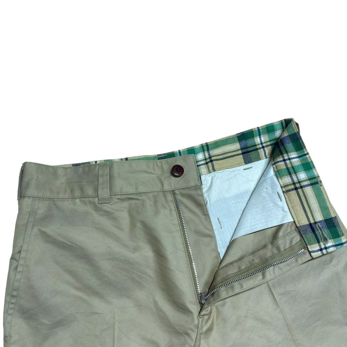 Junya Watanabe Cropped Pants Cotton Ester Gaba Saruel Beige