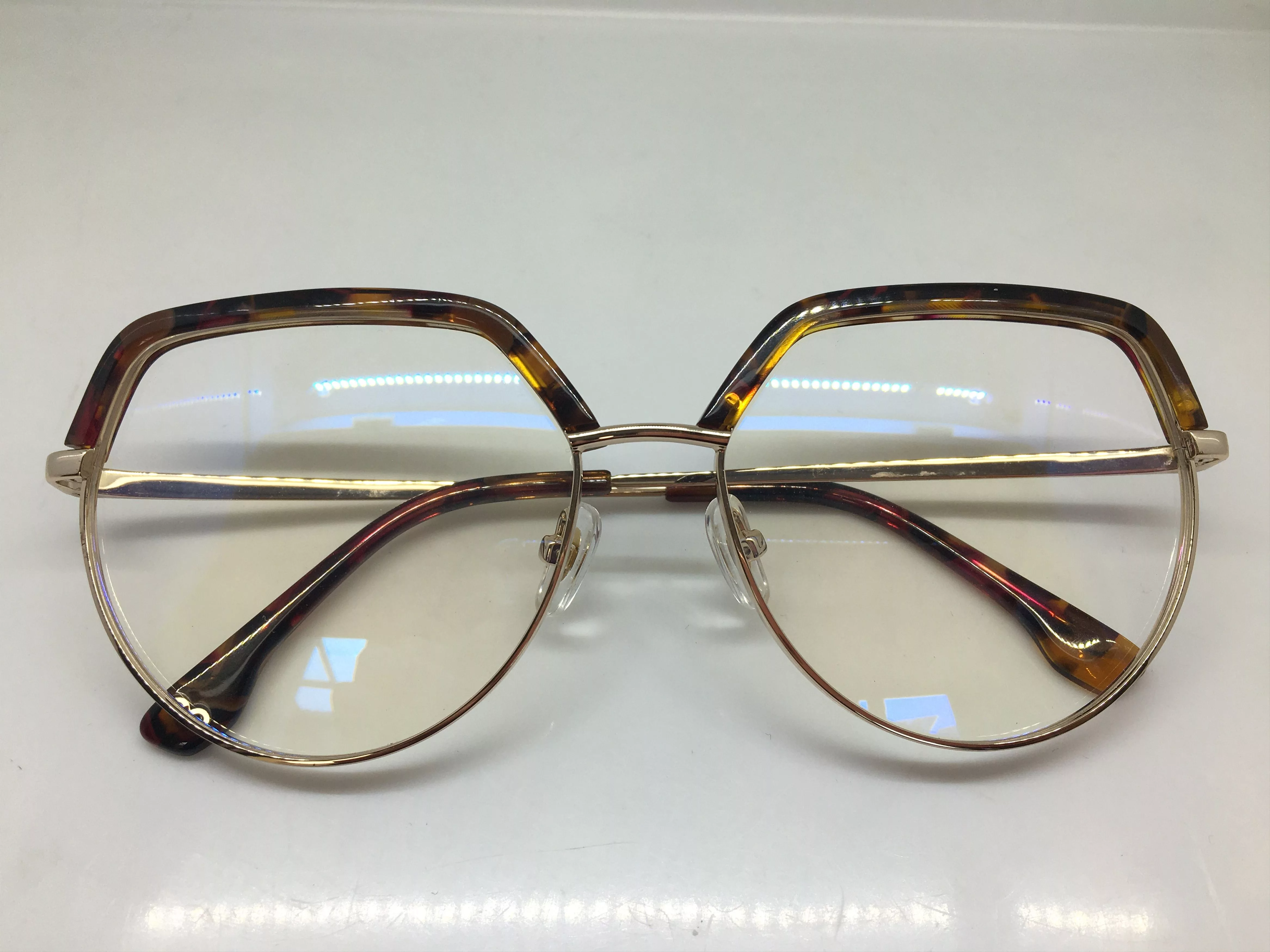 Other Glasses Other Tortoise Gold Cateye Eyeglasses Frame Multi