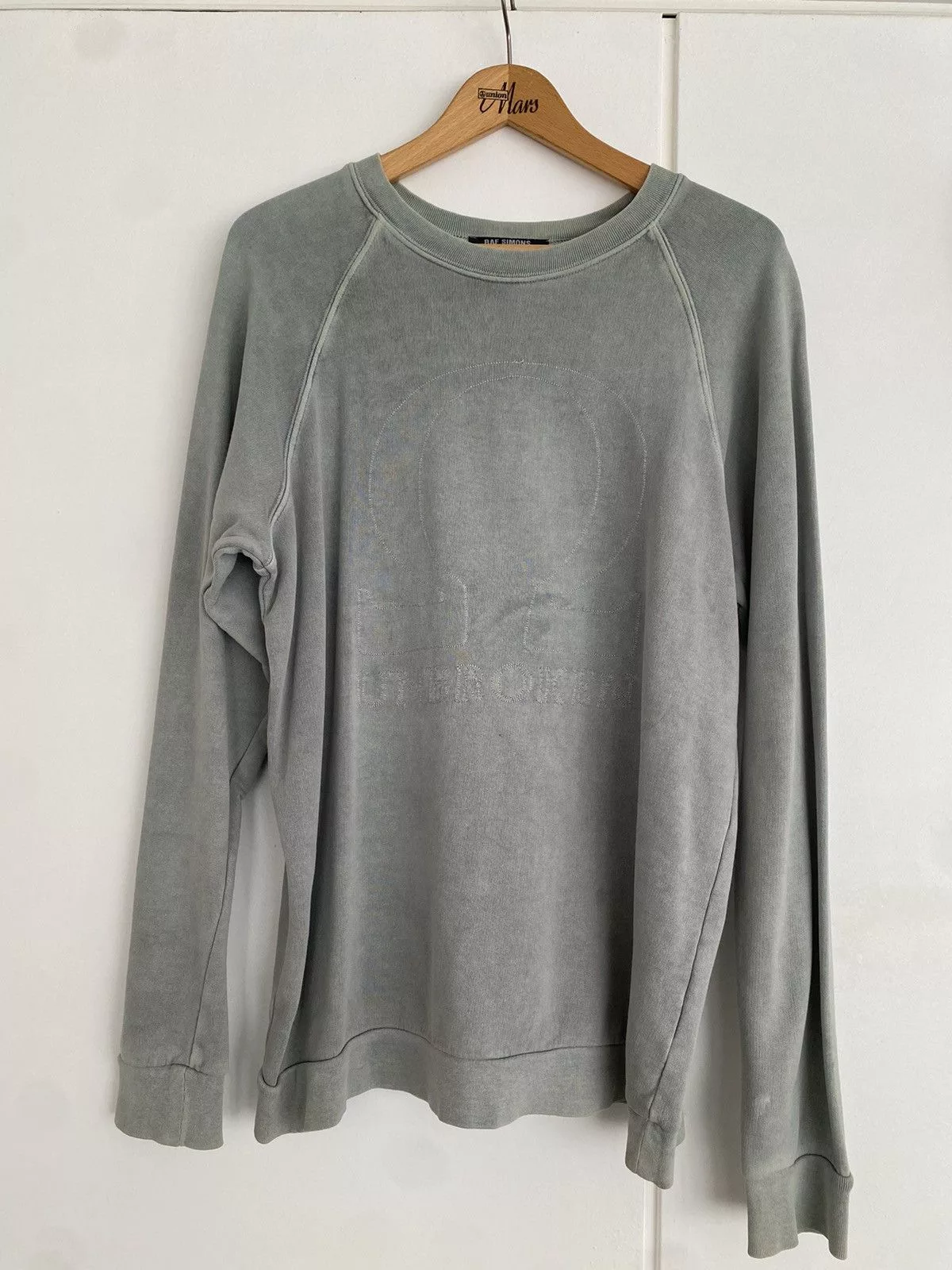 Raf Simons Sweatshirts Hoodies Raf Simons Blue grey, ‘Unbroken’ sweatshirt from spring summer 2004 Gray