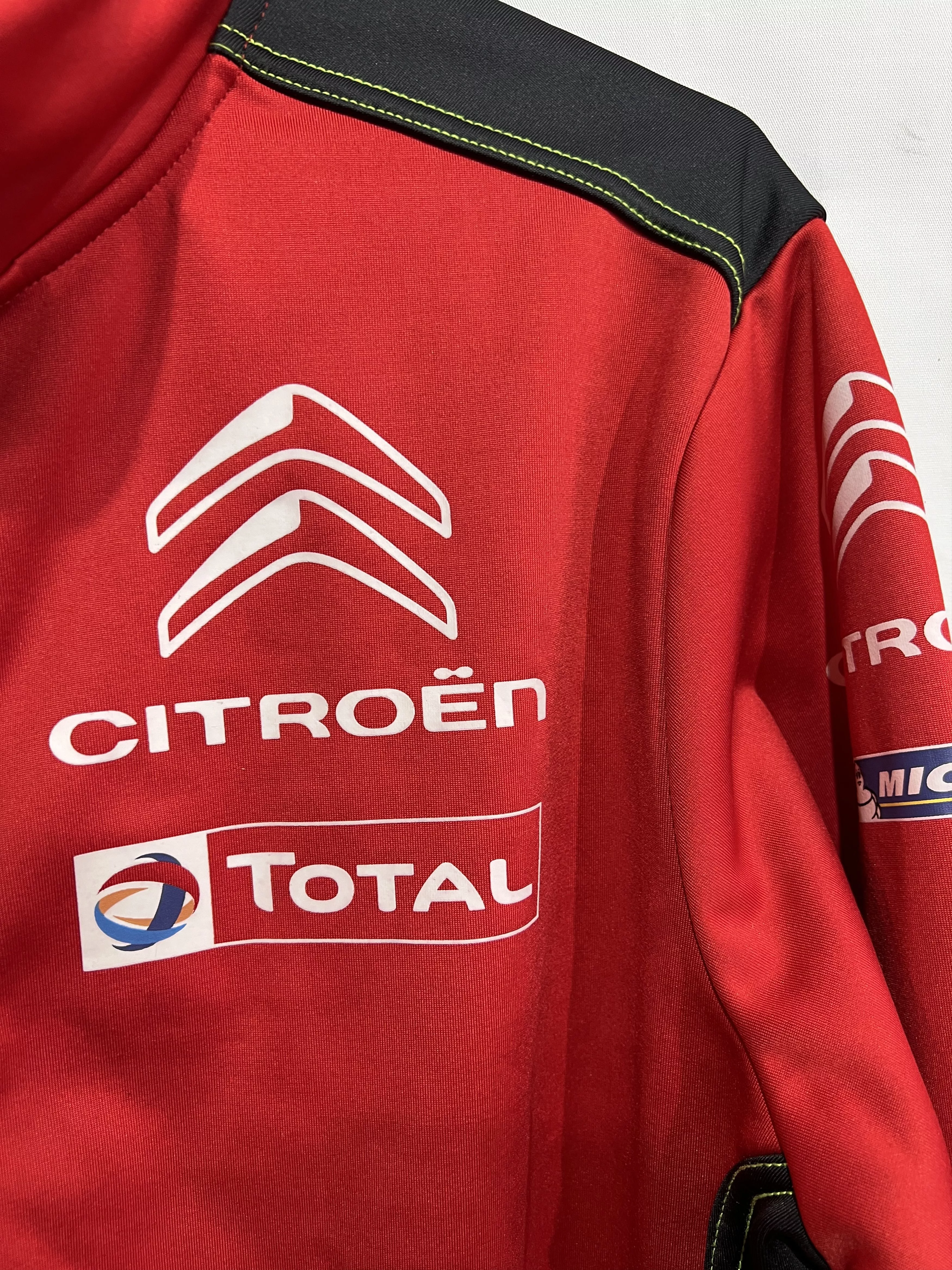 Other Light Jackets Other Abu Dhabi Citroen Racing Team Jacket SoftShell Size M Red Vintage