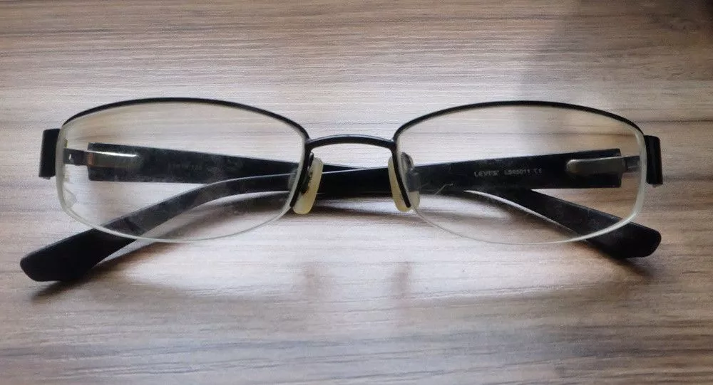 Levi's Glasses Levi's Half Frame Glasses Black