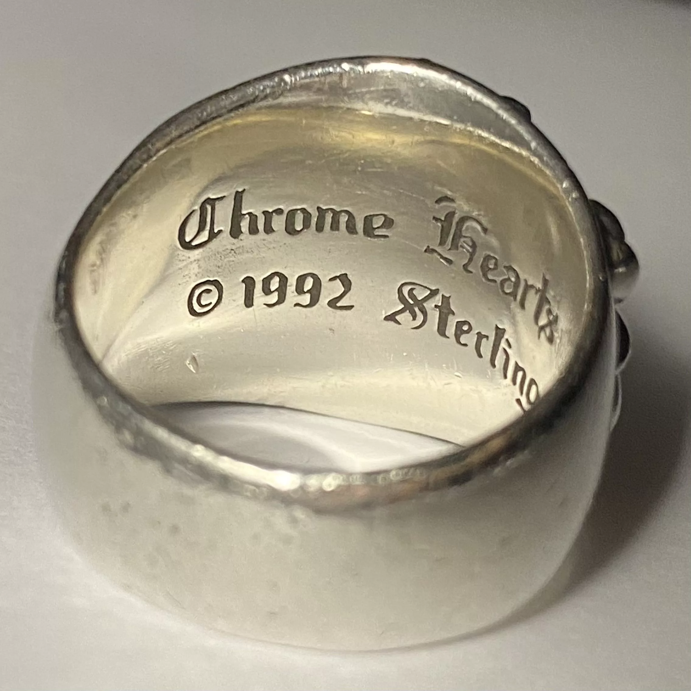 Chrome Hearts Jewelry Watches Chrome Hearts Keeper ring size 10 Silver