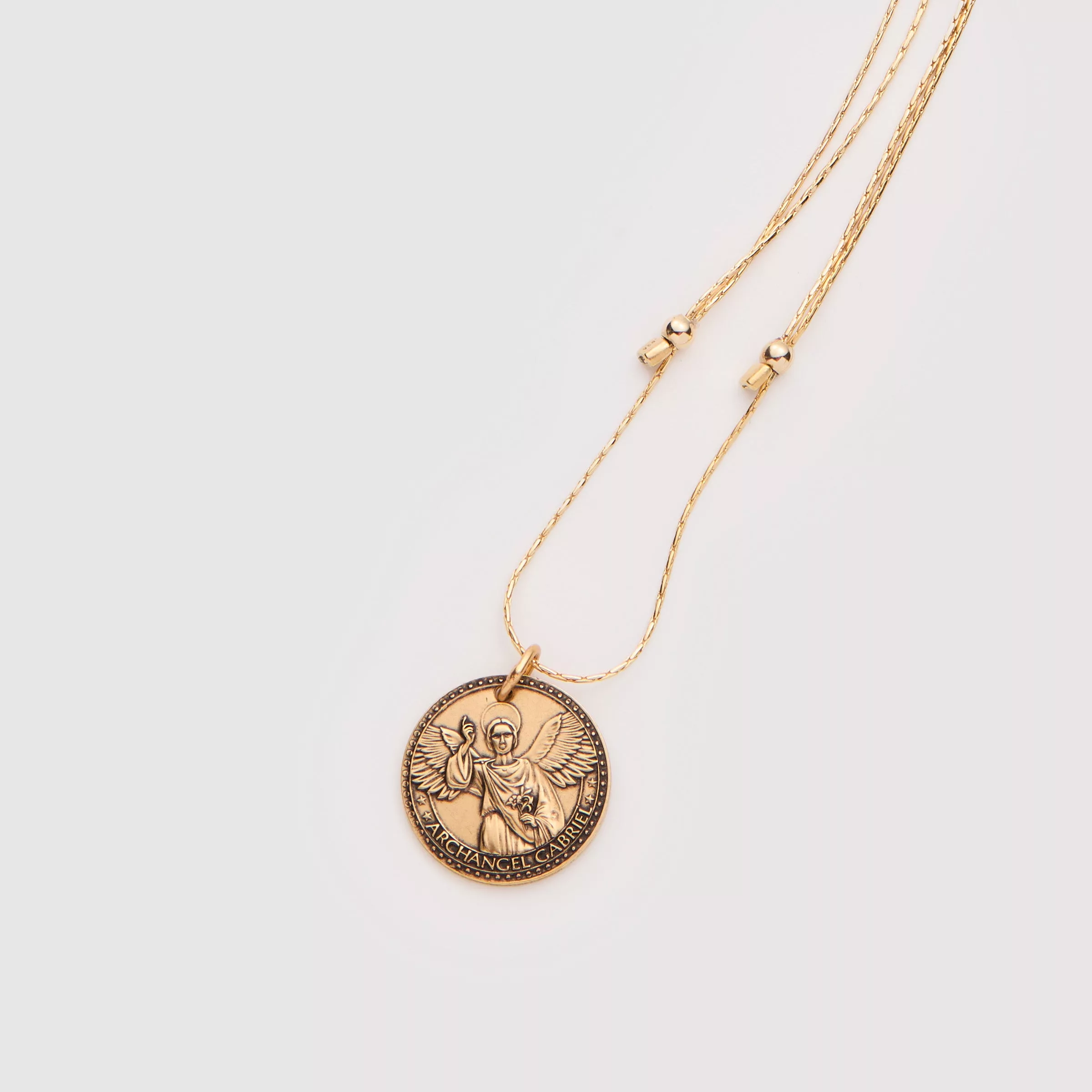 Mother Mary & Archangel Gabriel Guidance Chain Necklace