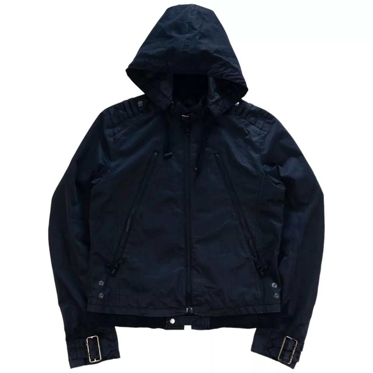 Other Jackets Other Vintage PPFM Zip Up Jacket Woman's Size M Black