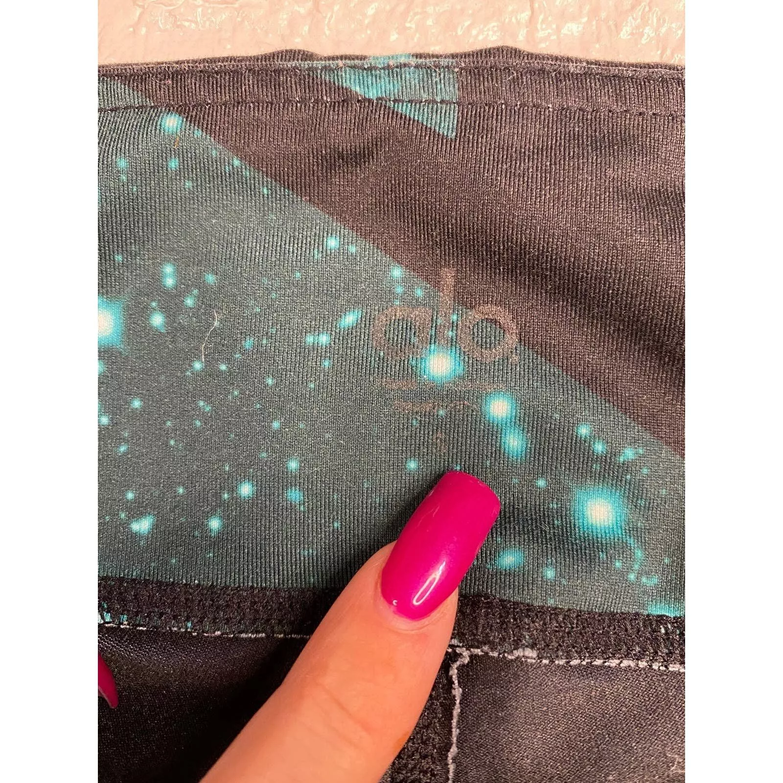 Alo Leggings size small Green