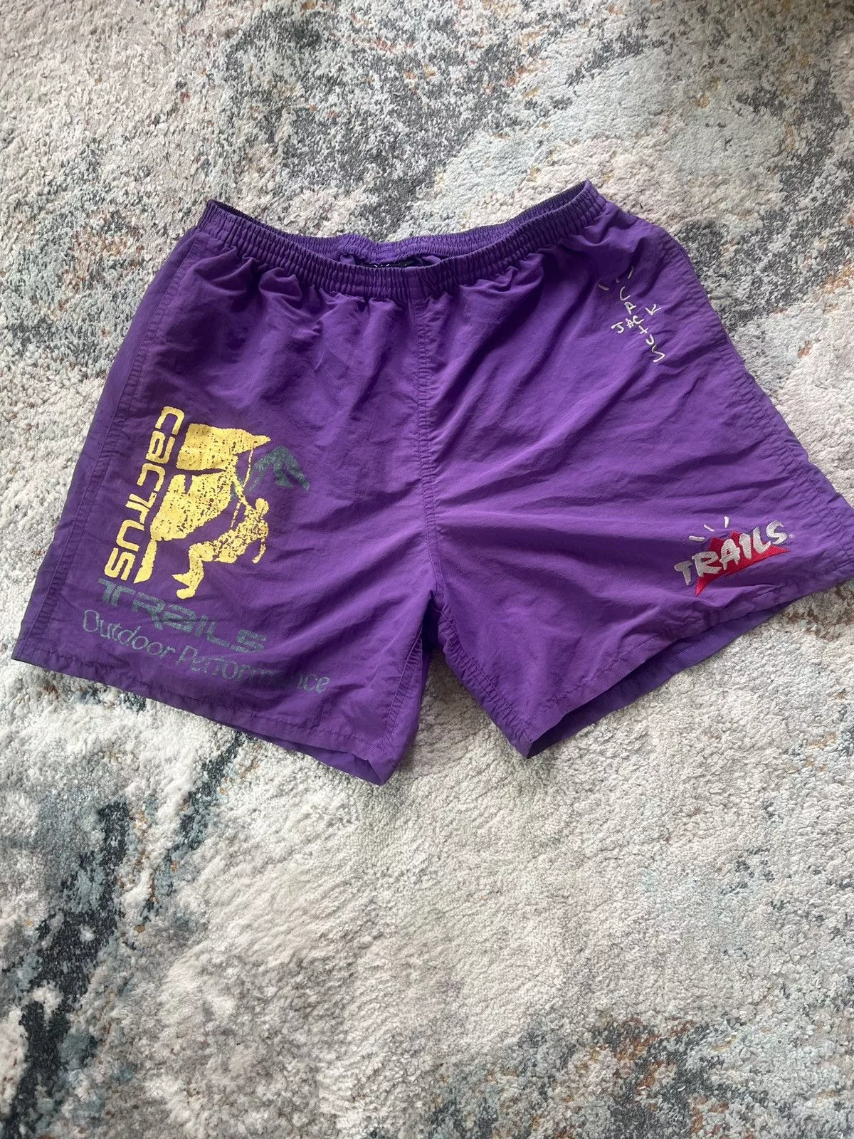 Travis Scott Shorts Travis Scott Climb Shorts Purple