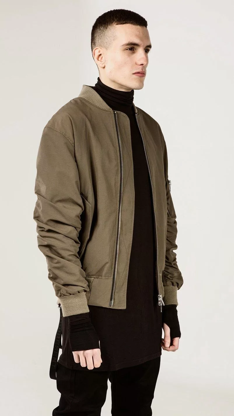 Represent Clo. Light Jackets Represent Clo. Oblivion Bomber Jacket (Olive) Green