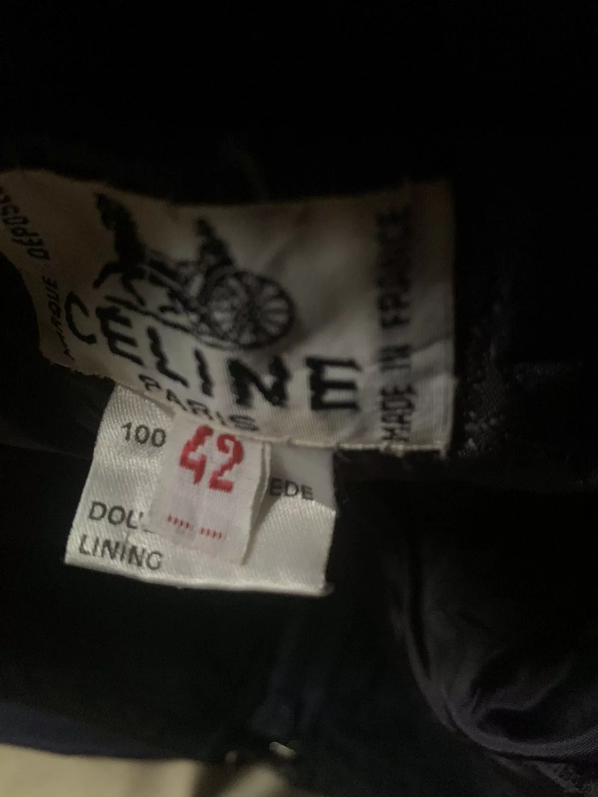Celine Midi Skirts Vintage celine double lining suede skirt Blue