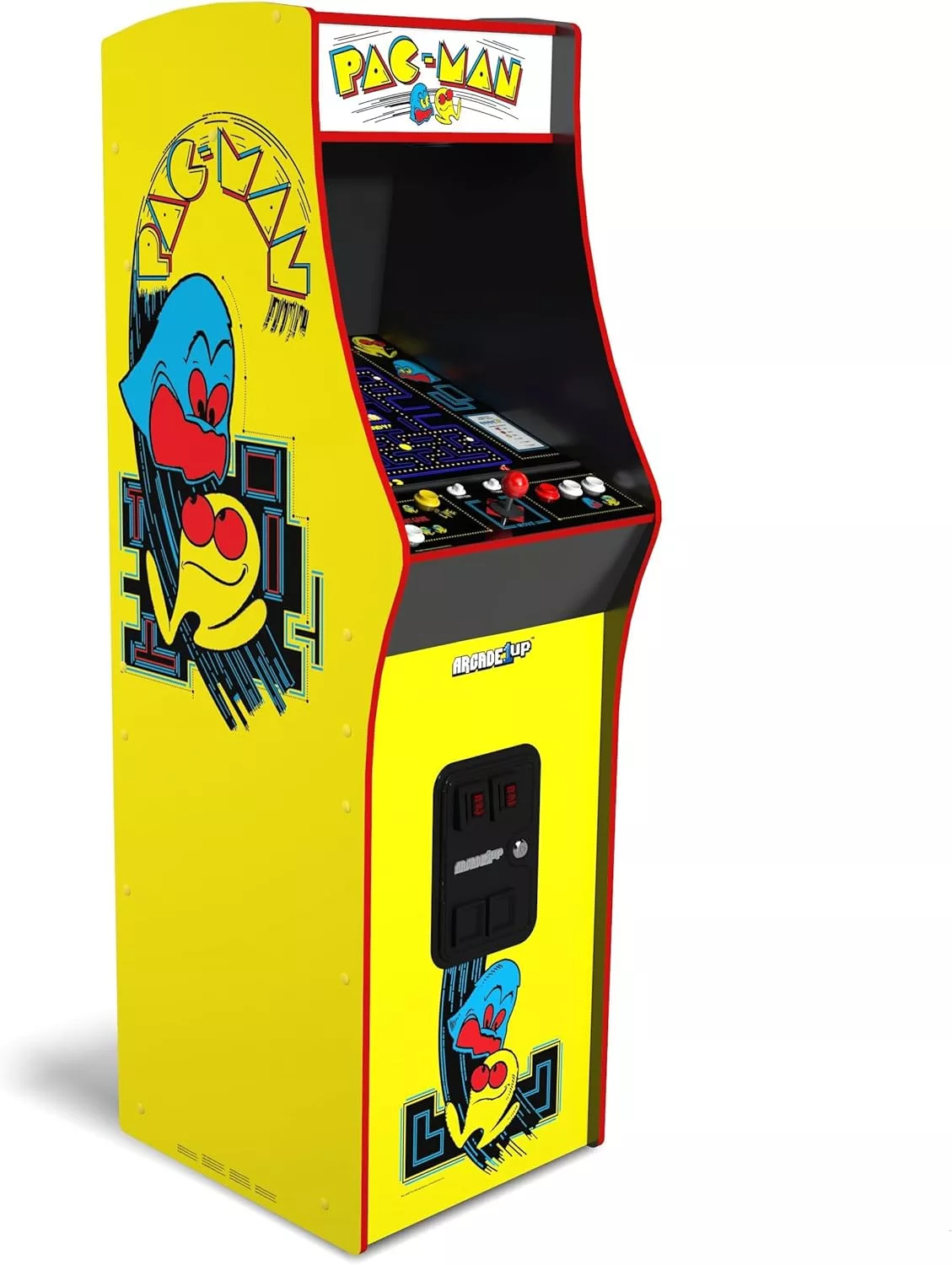 Arcade1Up PAC-Man Deluxe Arcade Machine 5 ft with 14 Classic Games