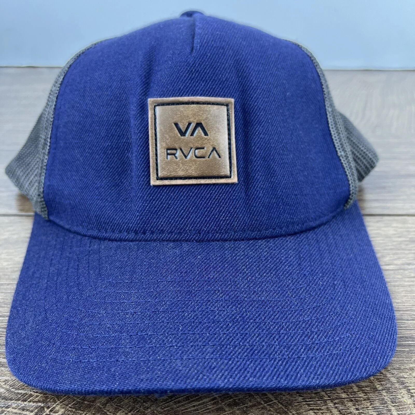 RVCA Hats RVCA Snapback Hat Blue Hat Adjustable Adult Size Hat Cap