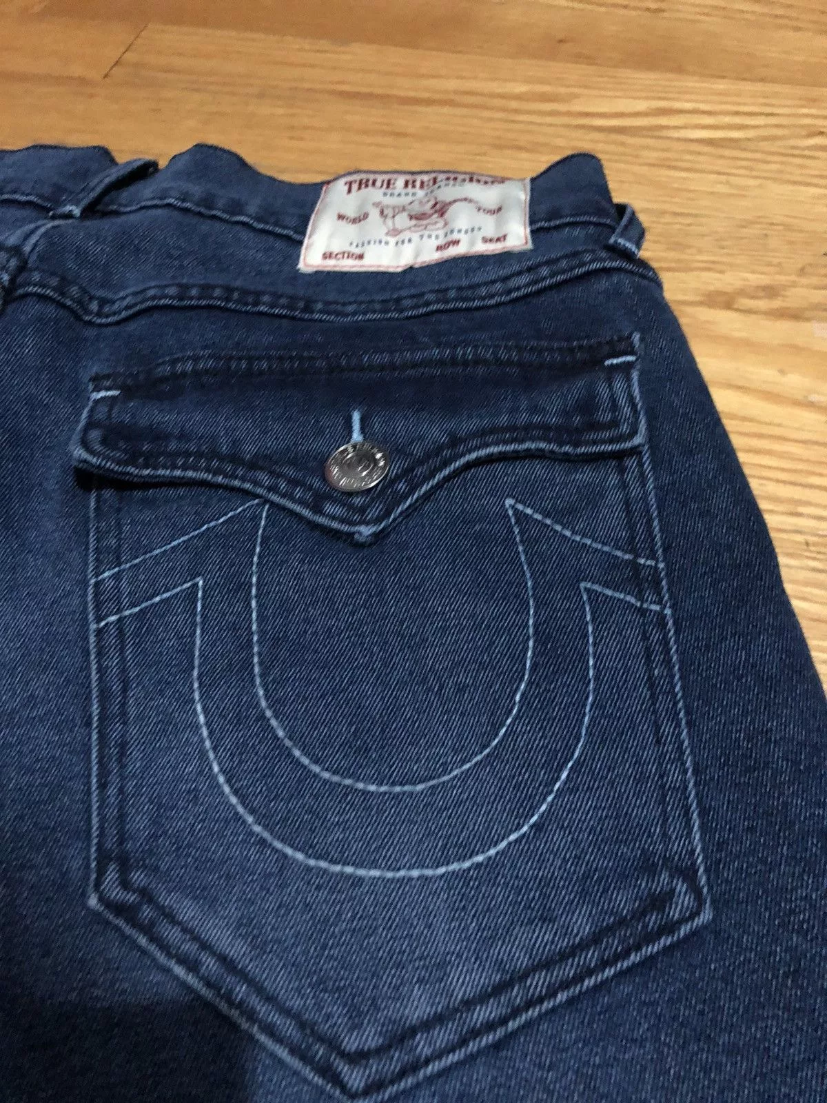 True Religion Shorts TRUE RELIGION RICKY FLAP DENIM SHORT Blue