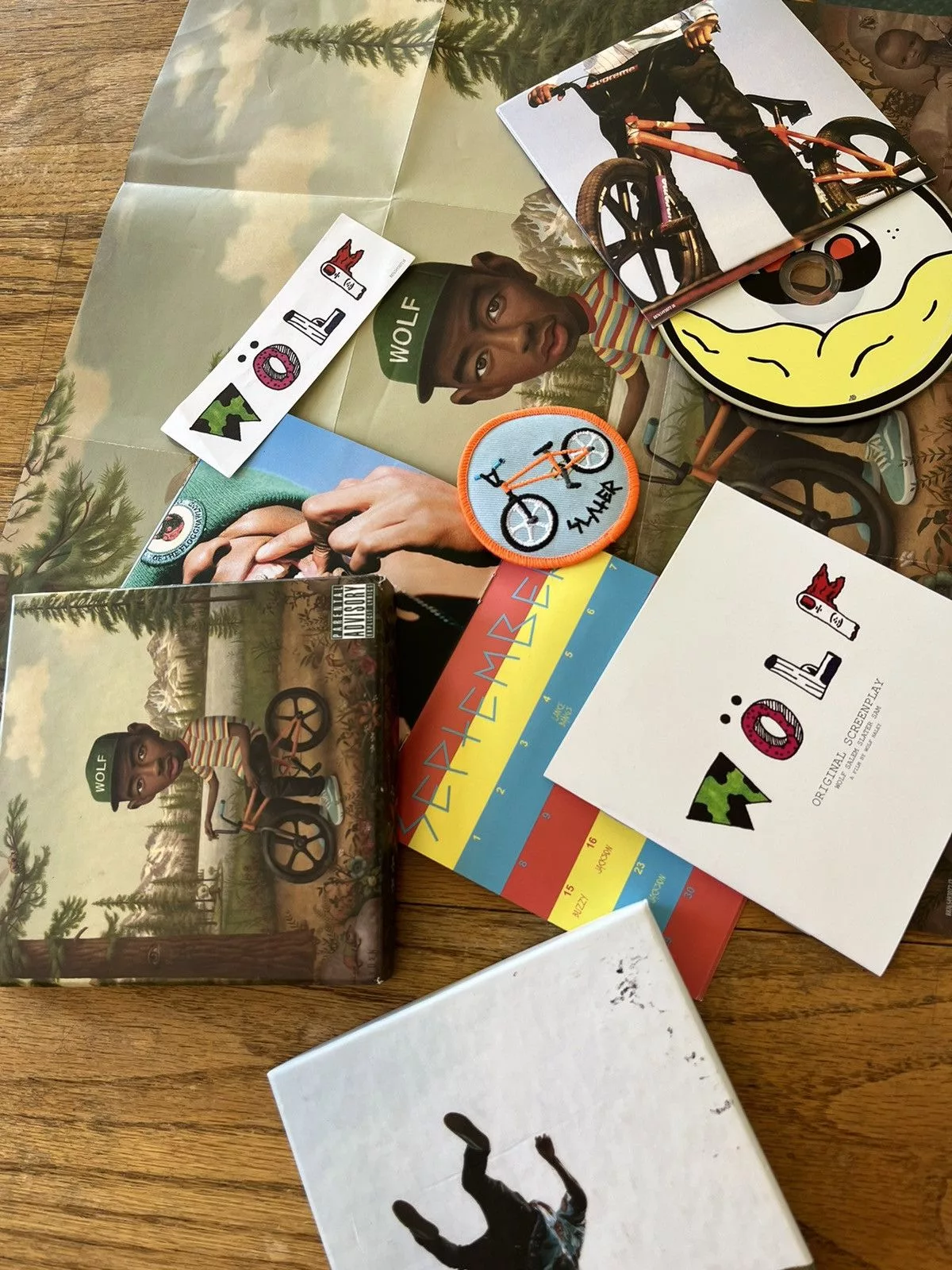 Tyler The Creator Miscellaneous Tyler The Creator WOLF CD BOX SET Multi