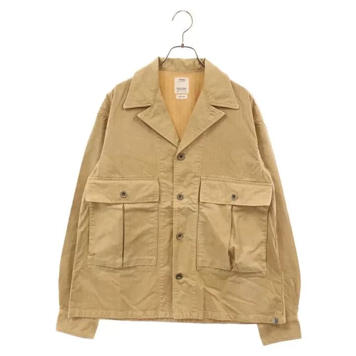 Visvim Light Jackets VISVIM 21AW DOMAIN L/S DMGD JACKET COAT PEERLESS Beige