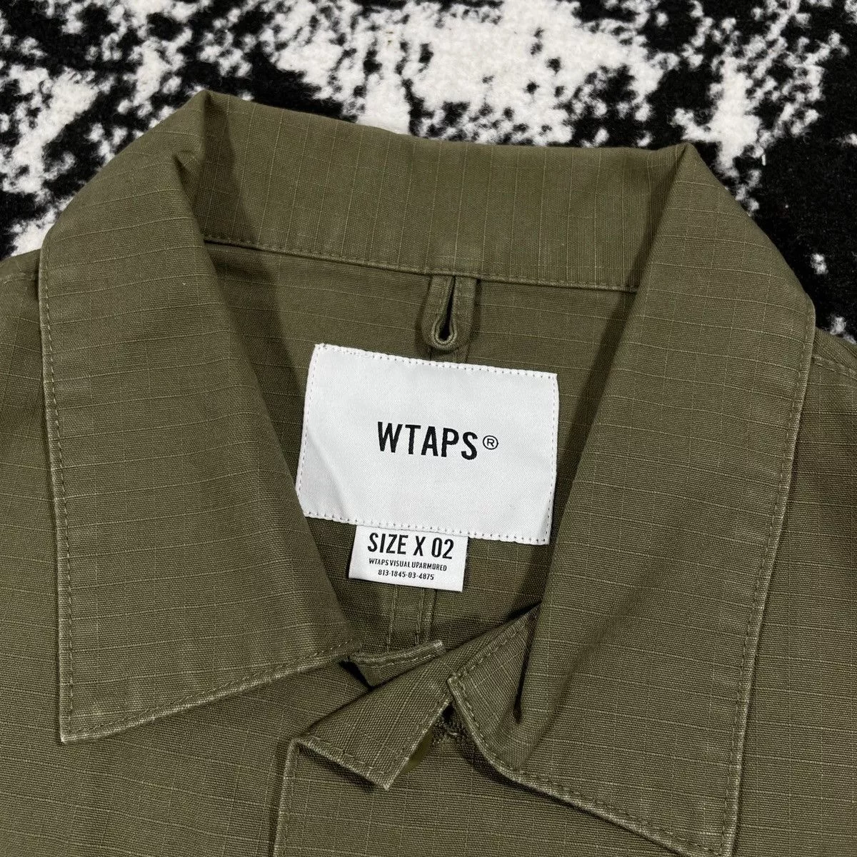 Wtaps Shirts Button Ups WTAPS BUDS SS SHIRT COTTON RIPSTOP 2019 Green