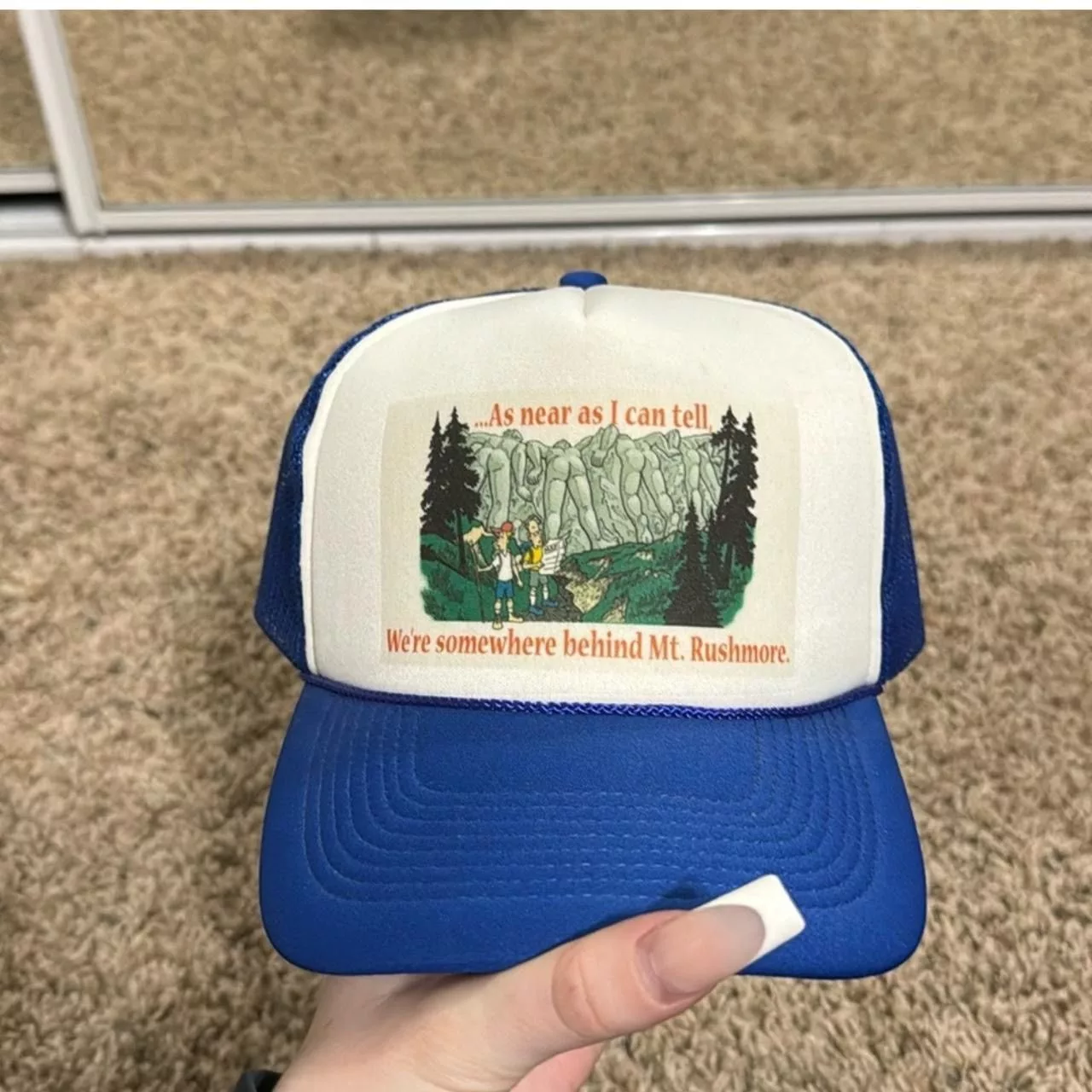 Vintage Hats Funny Vintage Hat Blue