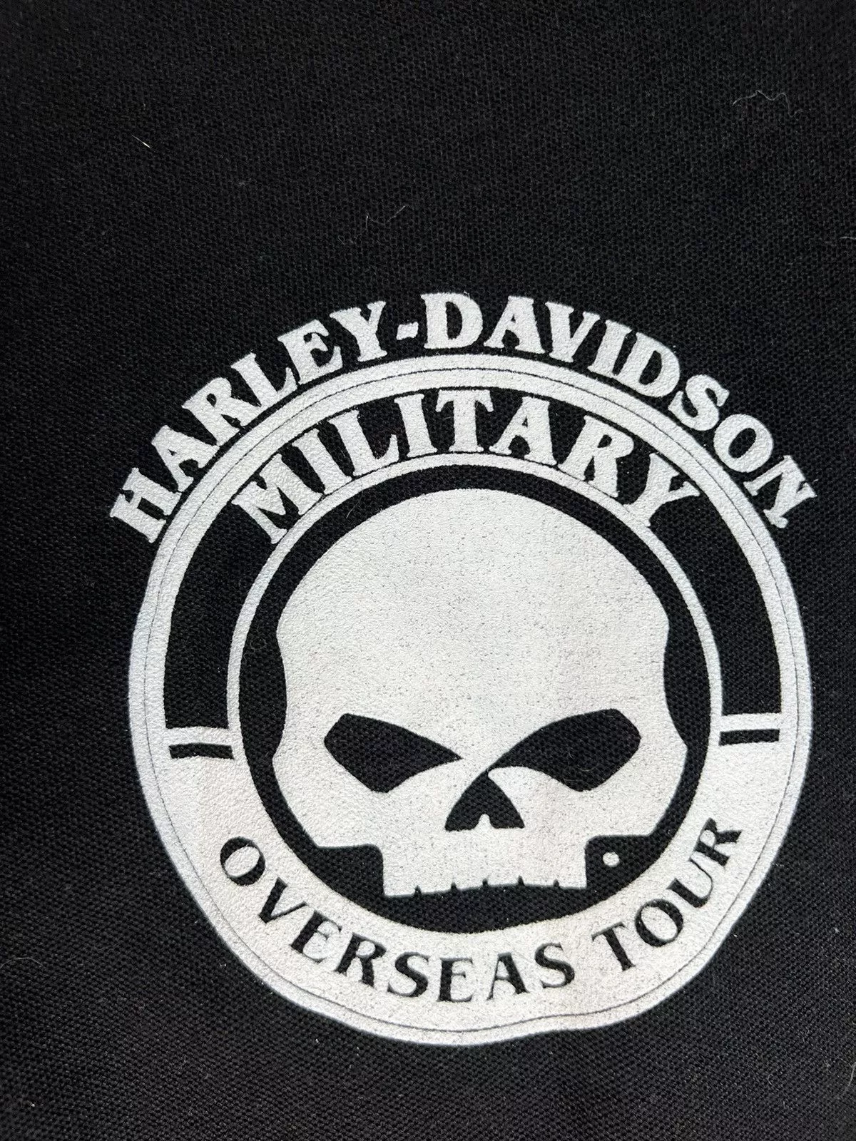 Harley Davidson Polos Harley Davidson × Vintage Vintage Harley Davidson Motorcycles Eagle Polo Shirt L Black