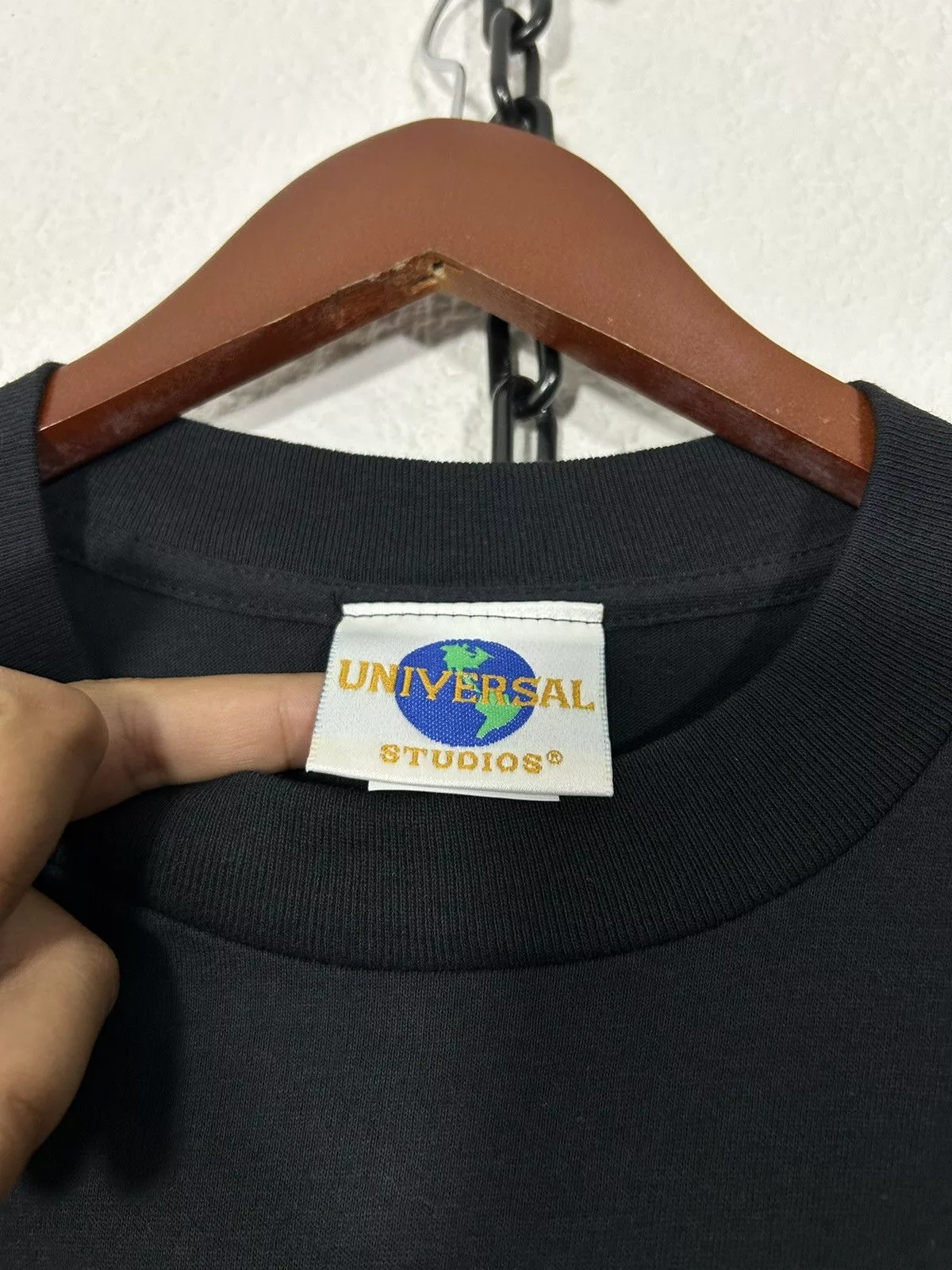 Universal Studios Short Sleeve T Shirts Universal Studios × Vintage 1996 Backdraft Universal Studios Black