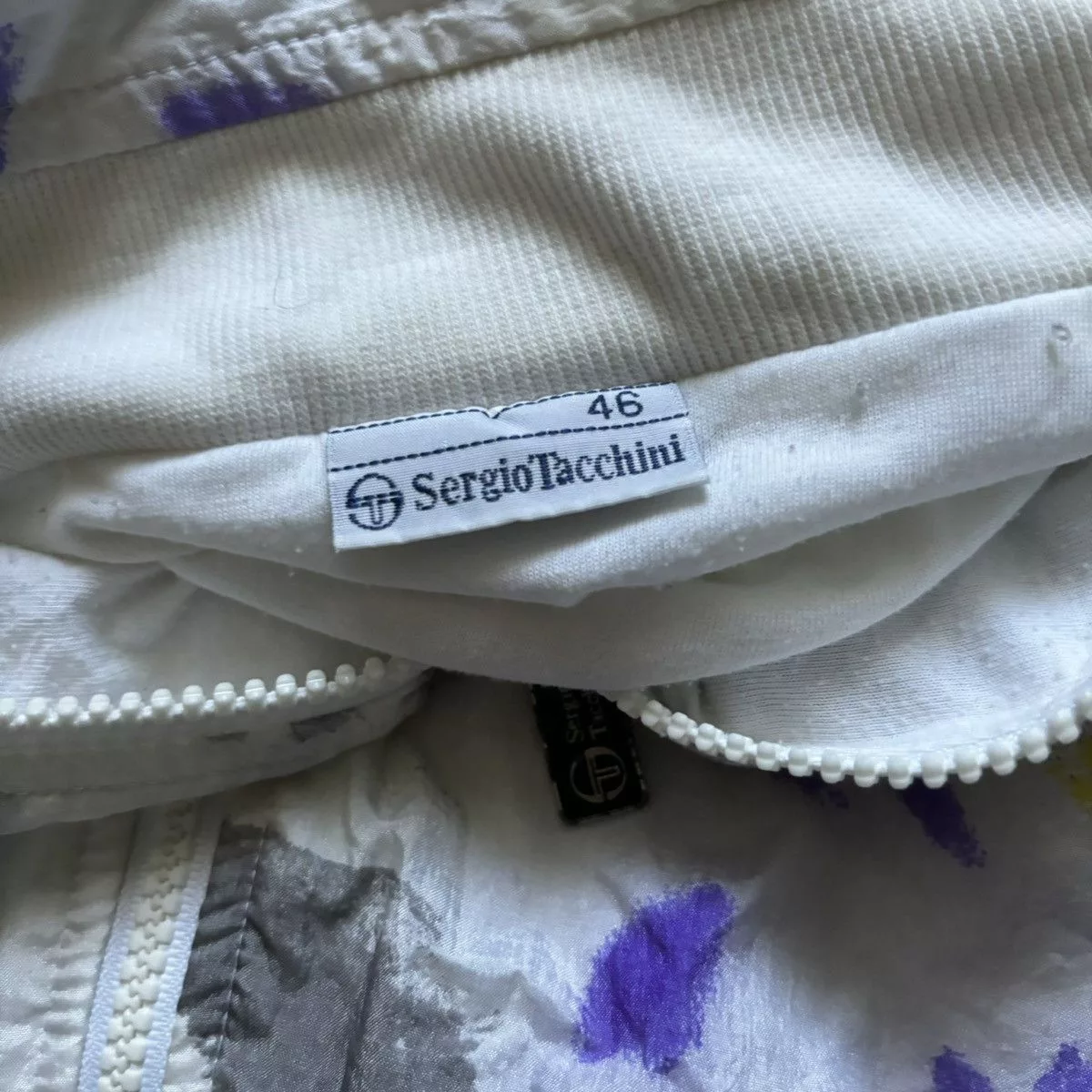 Sergio Tacchini Light Jackets Sergio Tacchini × Vintage Vintage Avant-Garde Olympic jacket Sergio Tacchini White
