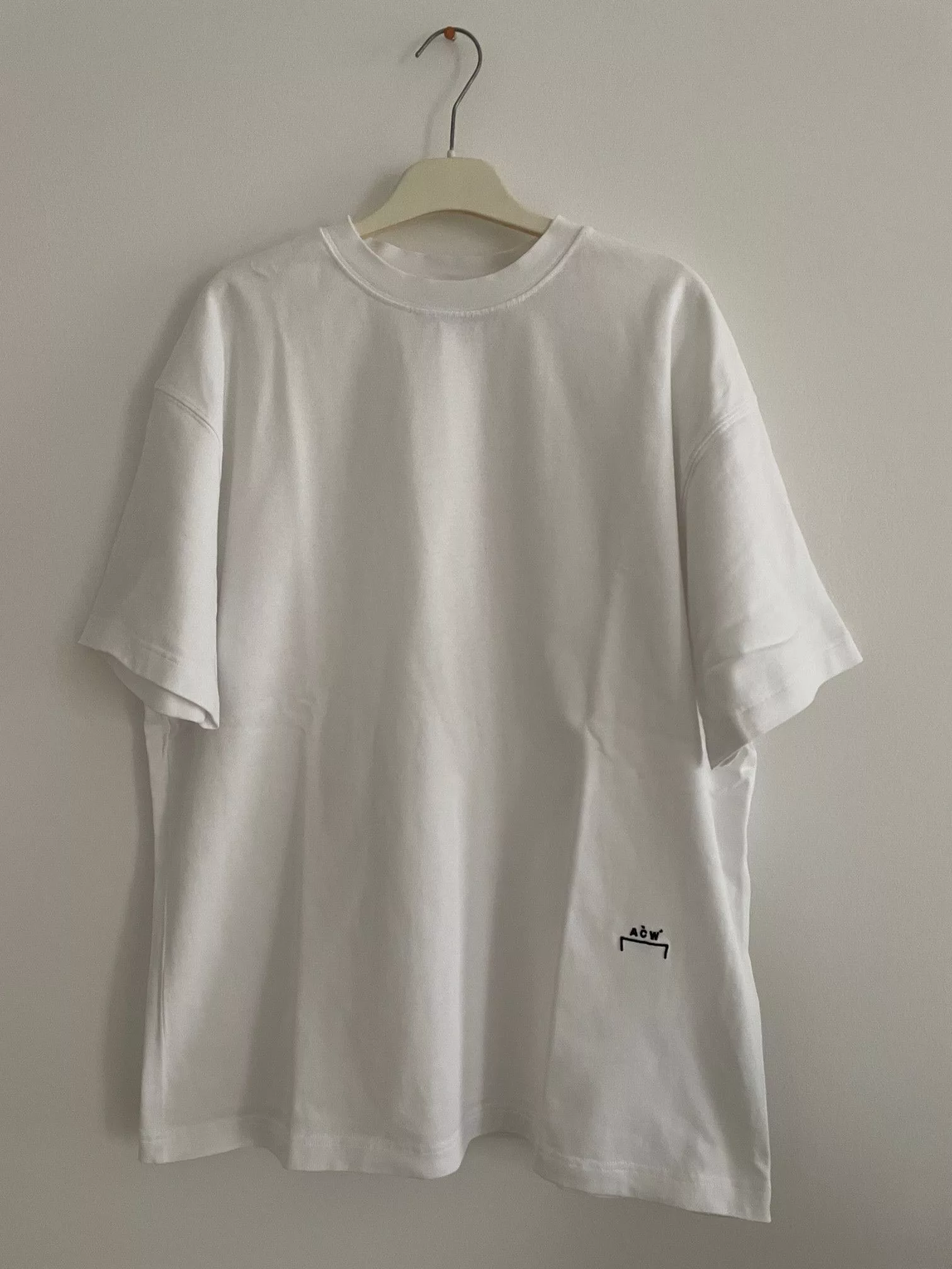 A-COLD-WALL* Short Sleeve T Shirts A-COLD-WALL* A cold wall classic white logo Tee tshirt White S oversize