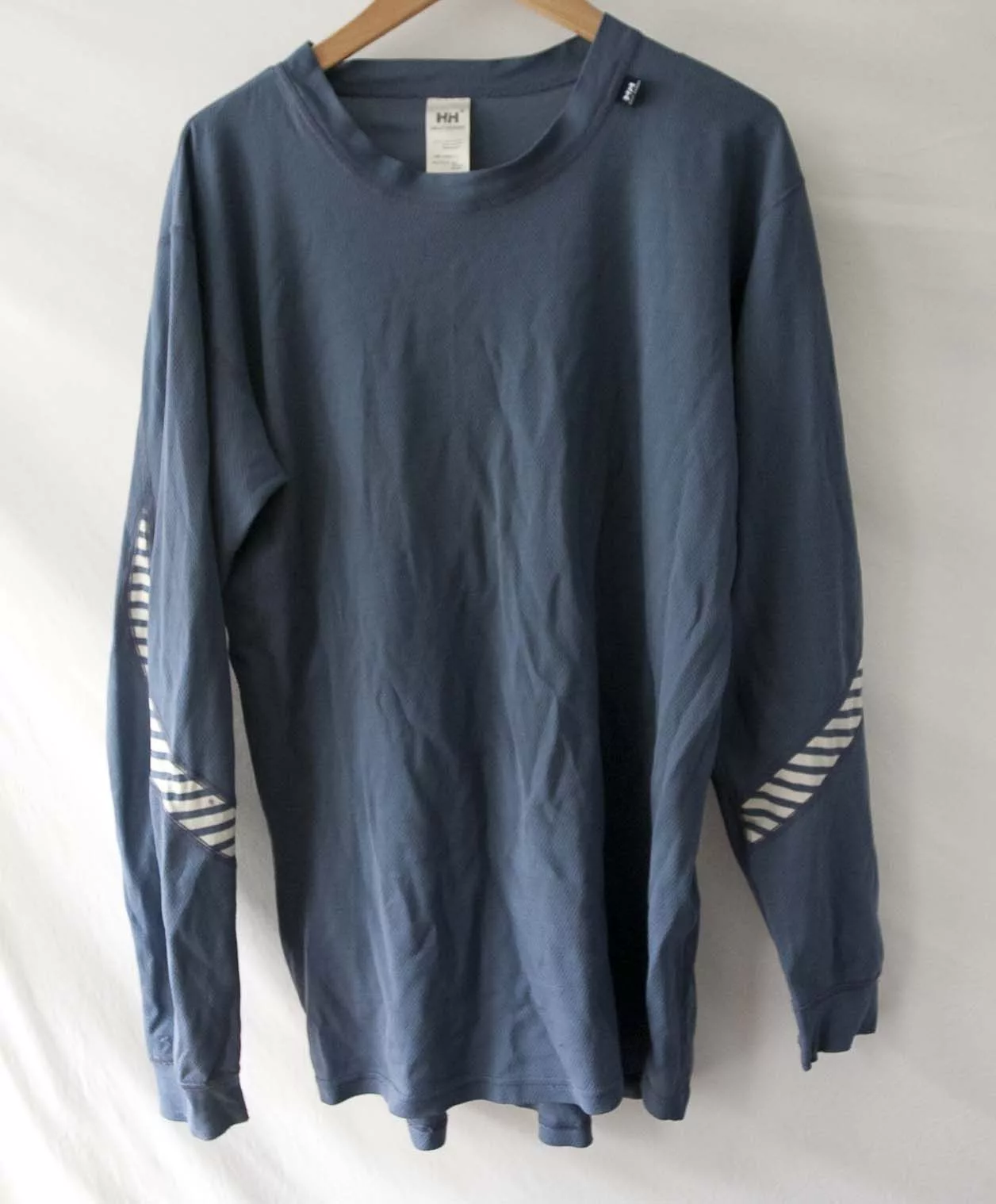 Helly Hansen Long Sleeve T Shirts Helly Hansen Top Base Layer Shirt POLYPROPYLENE Size XXL Blue