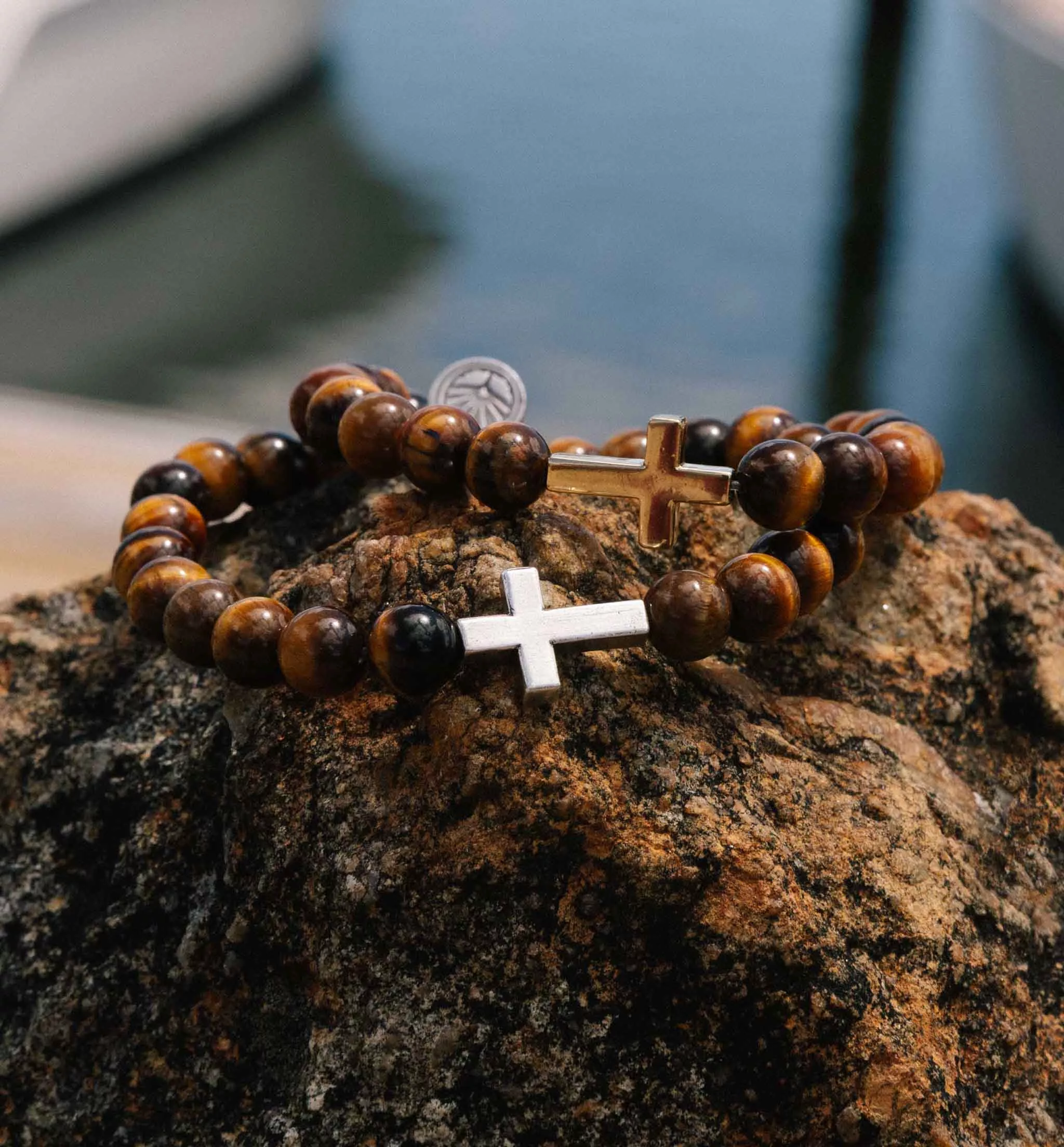 Divine Faith Tiger's Eye Stretch Bracelet