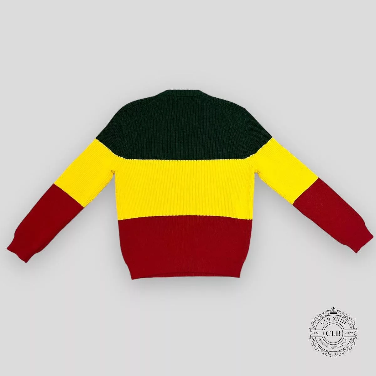 Louis Vuitton Sweaters Knitwear LOUIS VUITTON JAMAICAN STRIPE PULLOVER SWEATER Multi