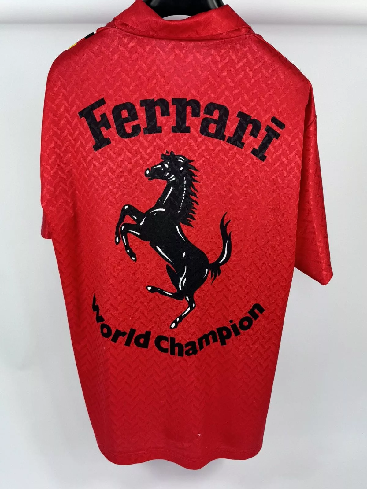Ferrari Short Sleeve T Shirts FERRARI JERSEY Red