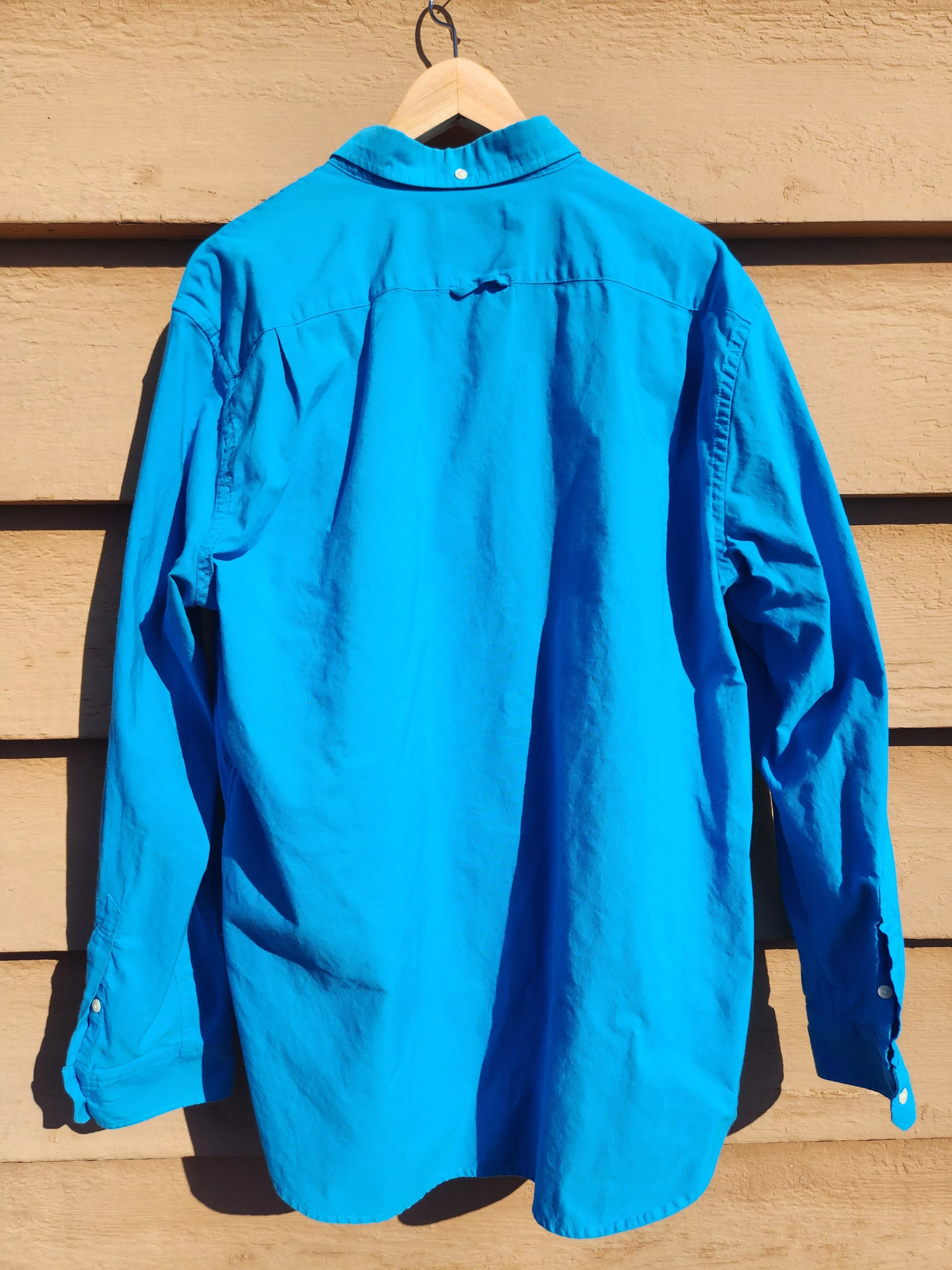 Vince Shirts Button Ups Vince textured button down Blue