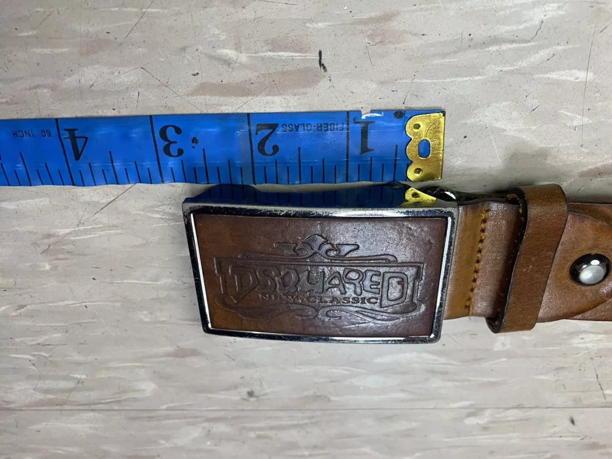 Dsquared2 Belts Dsquared2 × Vintage Dsquared new classic leather belt Brown