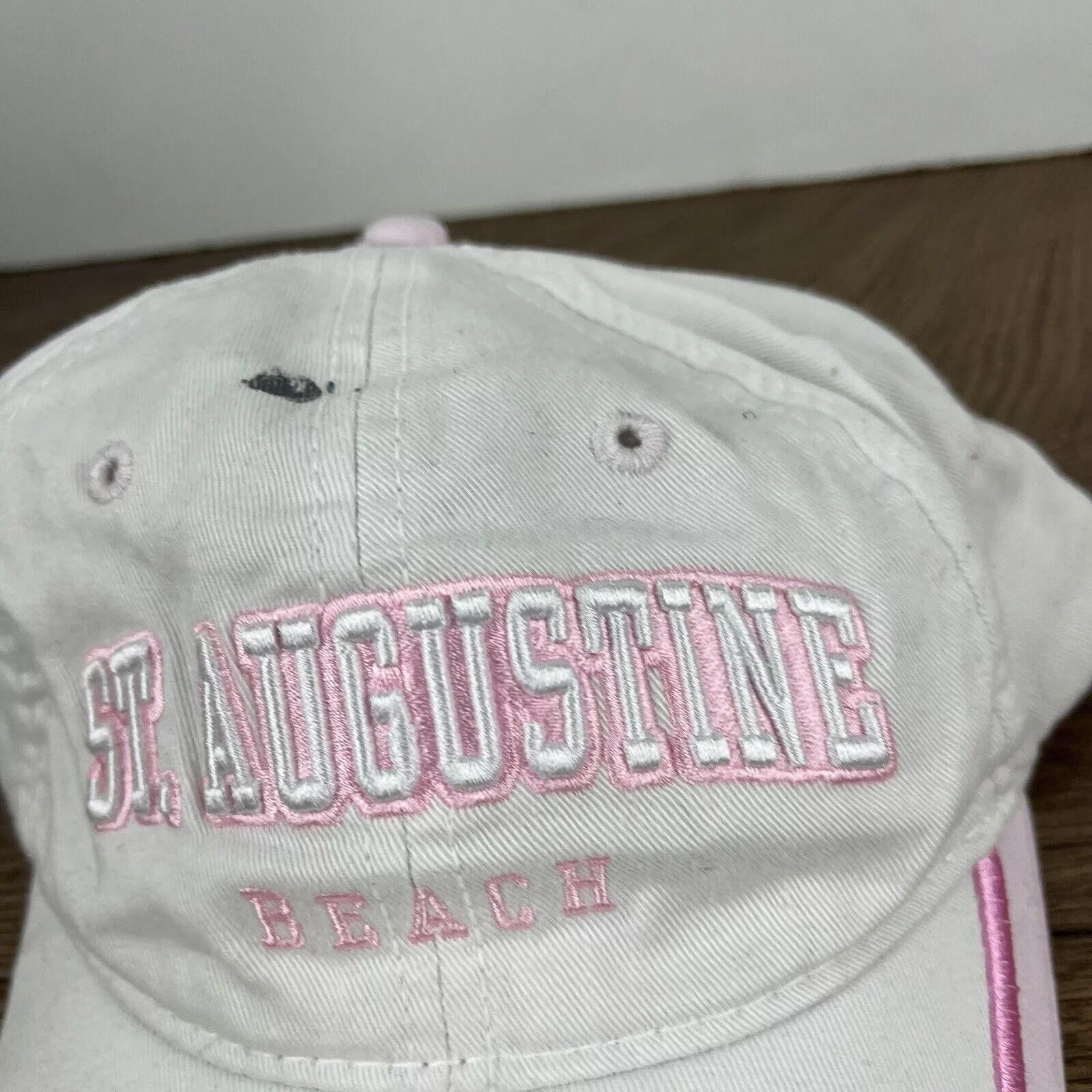 Other Hats Other St. Augustine Florida Hat St Augustine White Hat Adjustable