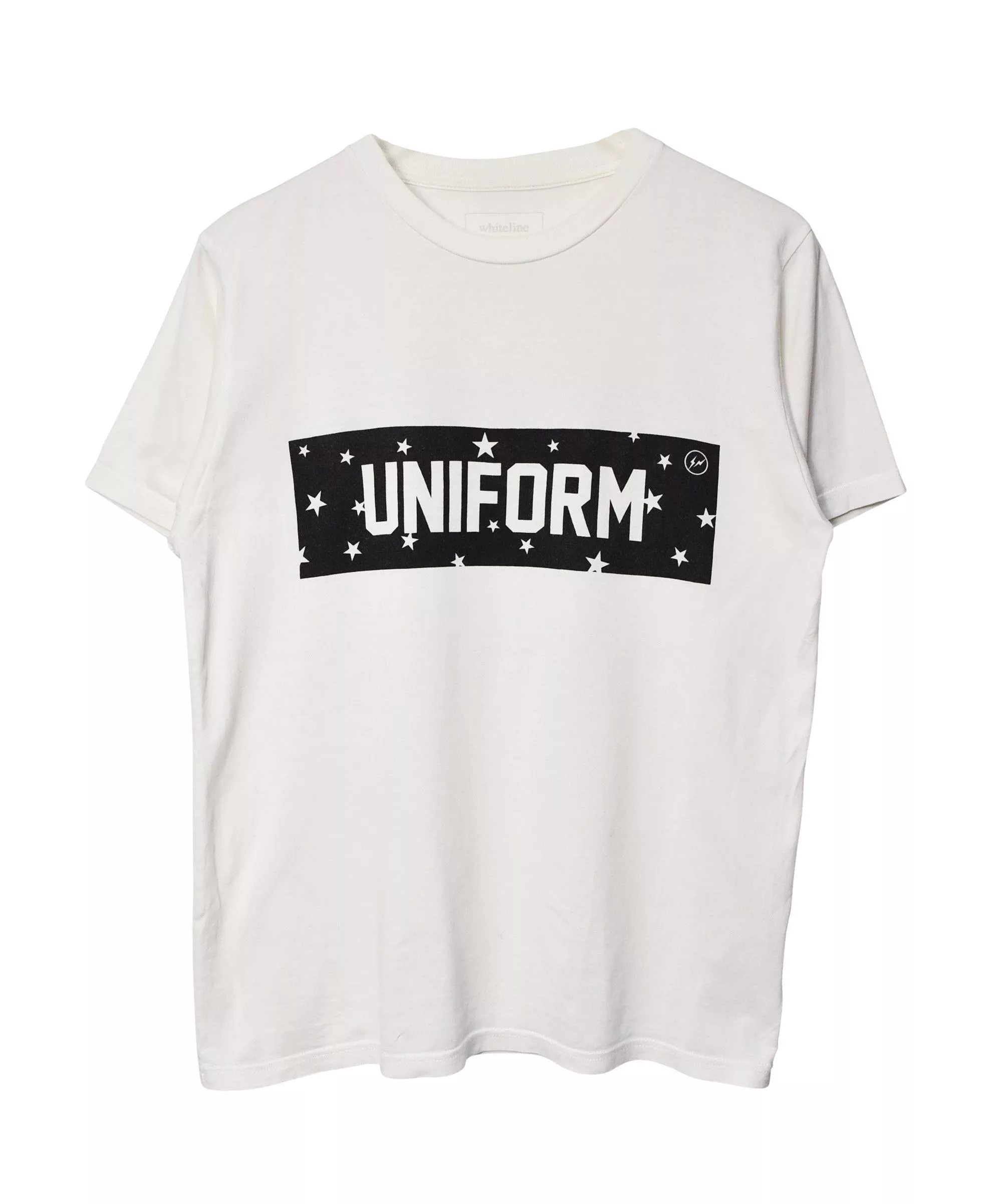 uniform experiment Short Sleeve T Shirts Uniform Experiment/logo graphic t-shirt/24201 - 0543 50 White