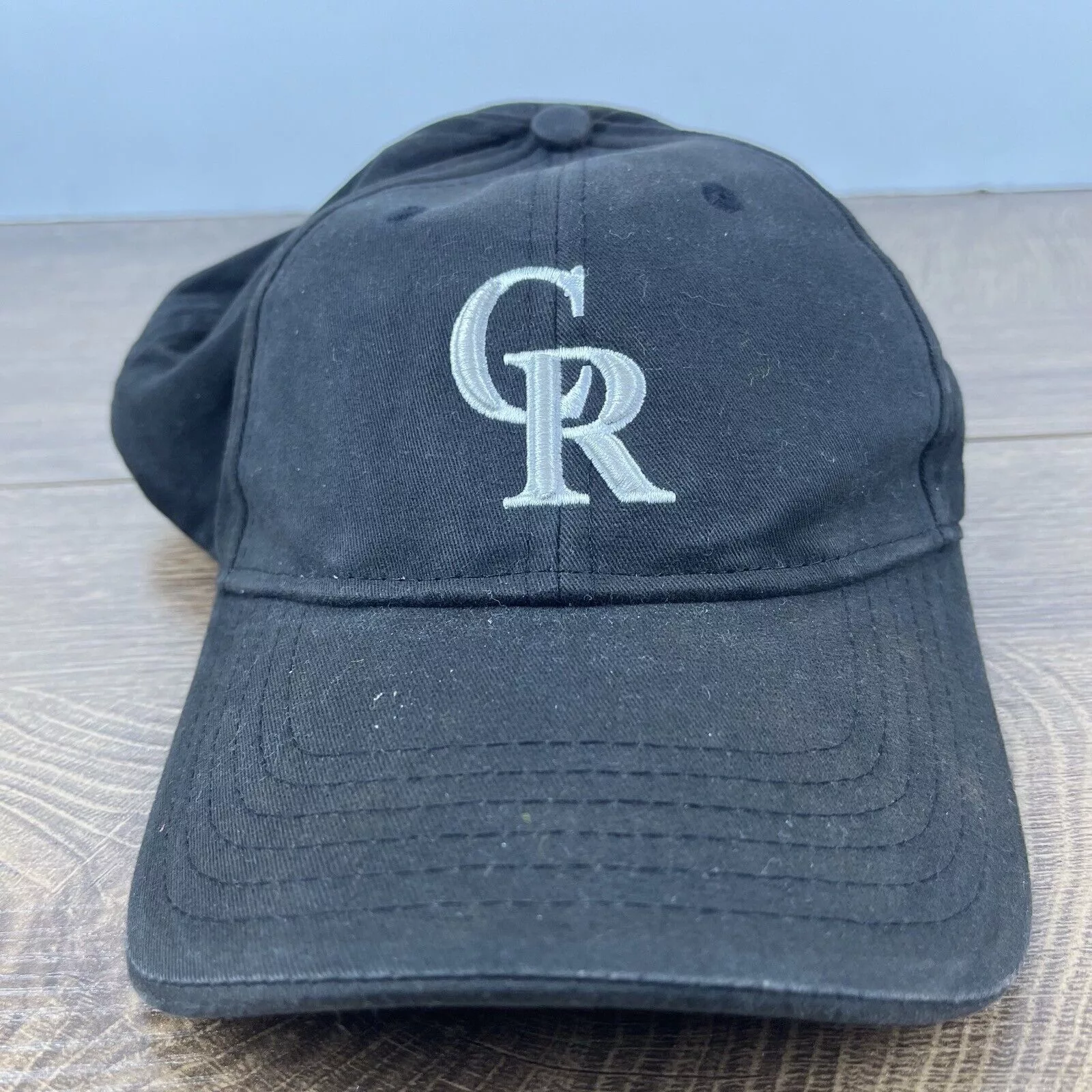 Other Hats Other Colorado Rockies MLB Hat Black Cap Hat Adjustable Hat Black