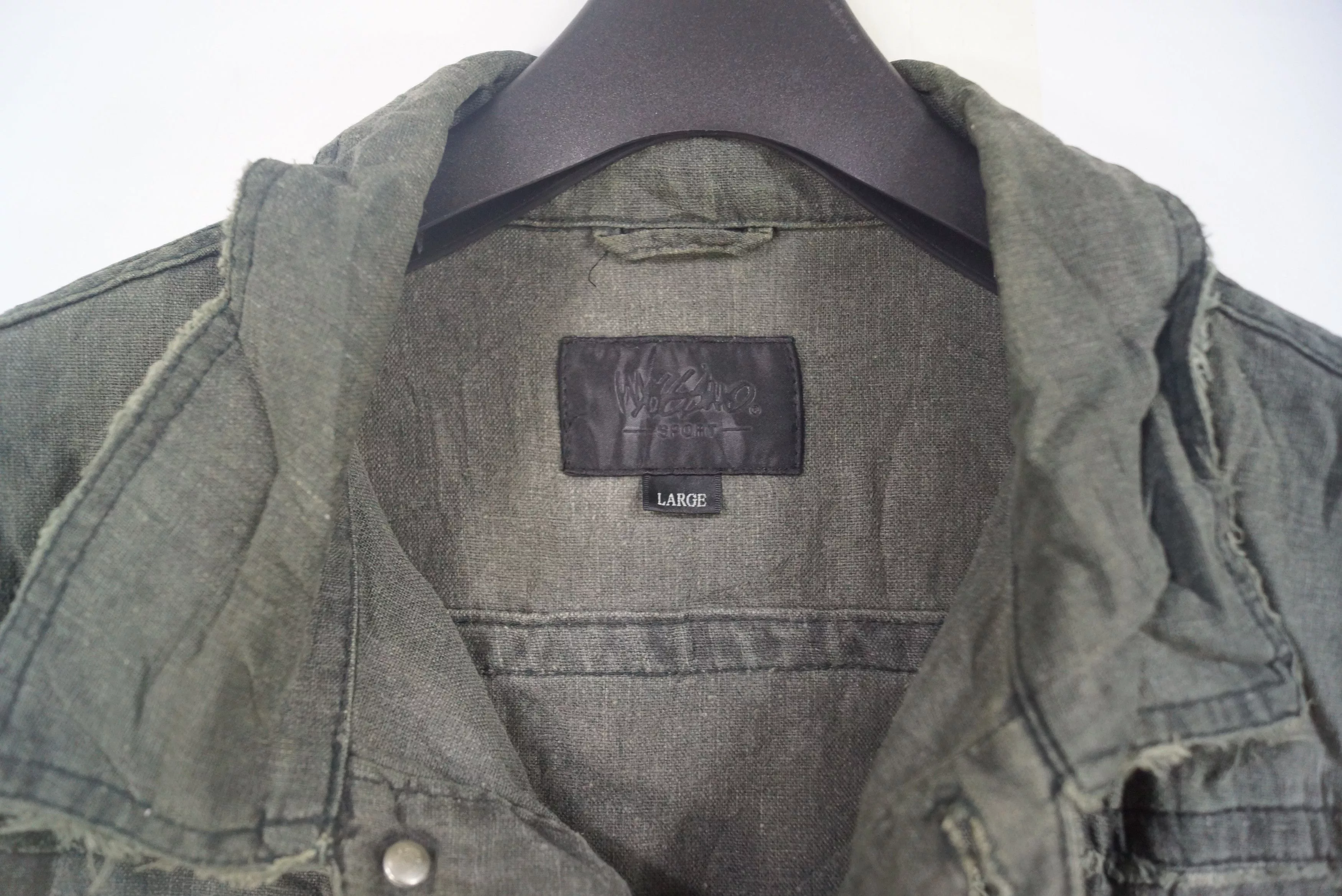 Mossimo Denim Jackets Mossimo × Vintage Rare!! Vintage Denim Jacket Mossimo Buttonup Black