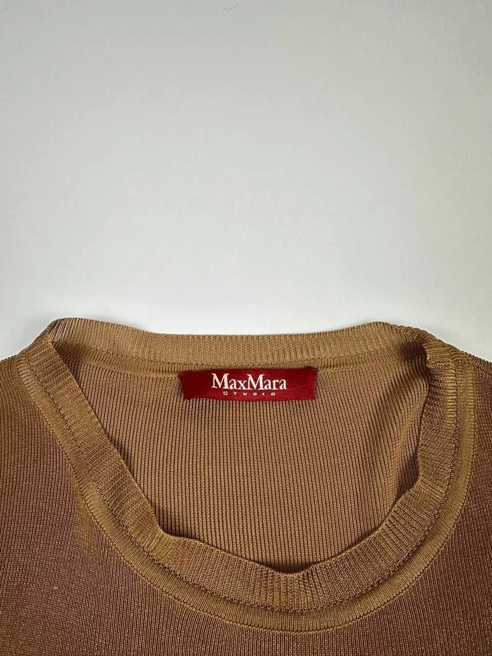 Max Mara Short Sleeve T Shirts Max Mara T-shirt MaxMara Brown