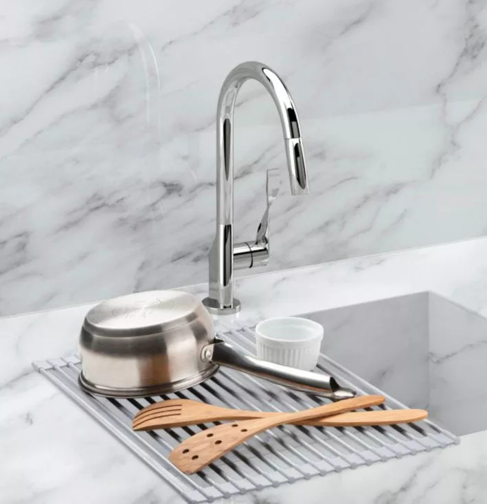 Over Sink Rolling Drying Rack