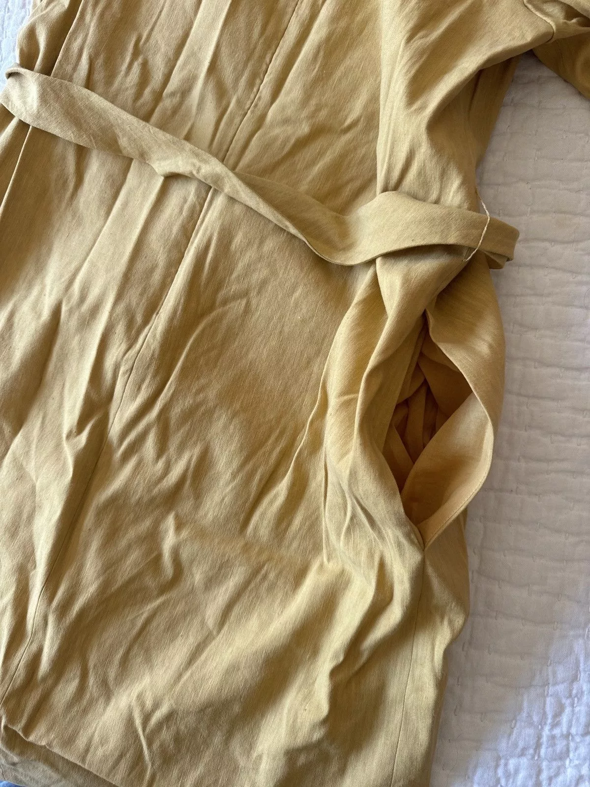 Theory Midi Dresses V Shift Dress from Theory Yellow